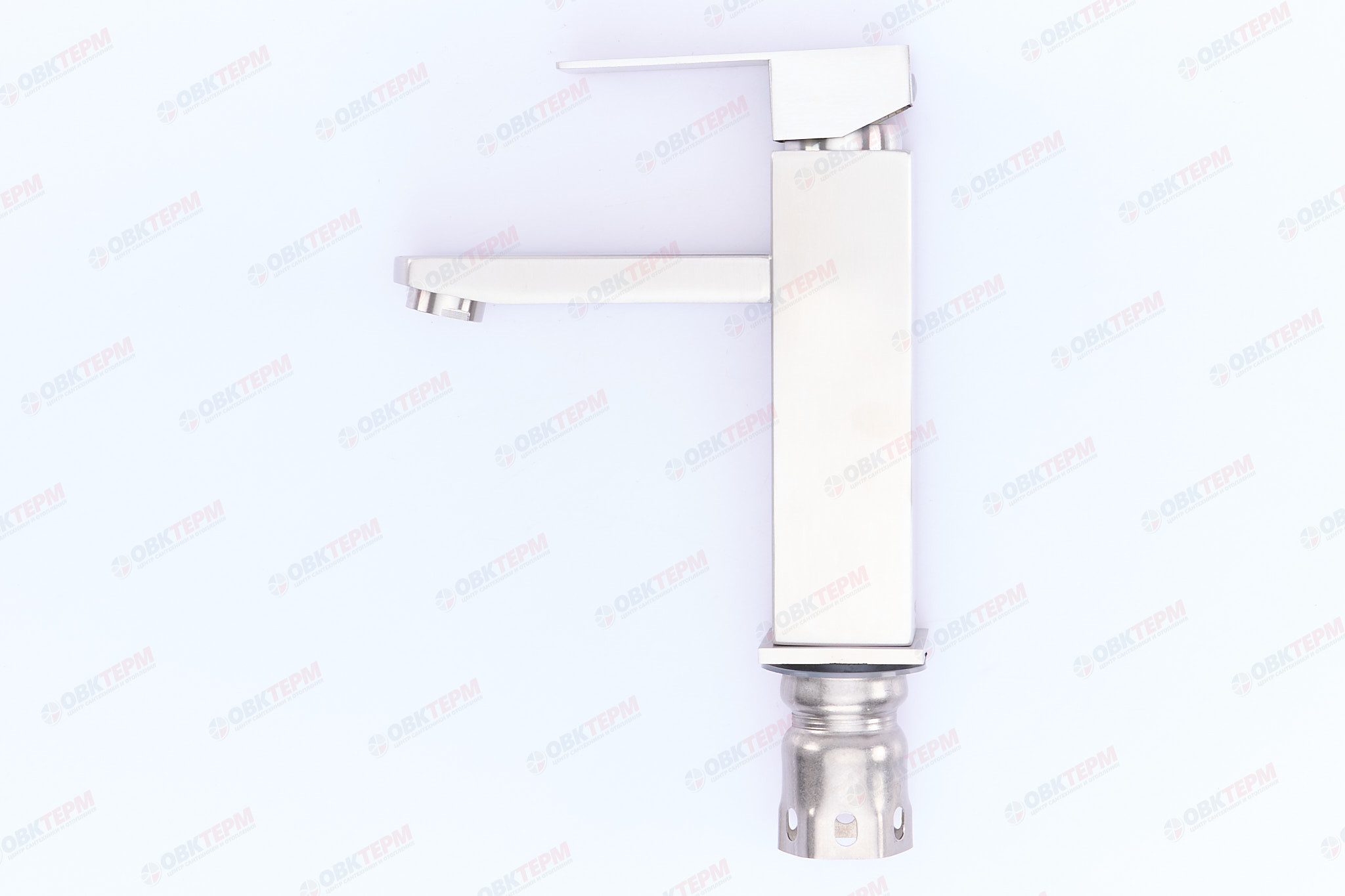 Смеситель д/умывальника нерж/сталь MIXXUS KUB 001 Ø40 (20 шт/ящ) - миниатюра №2