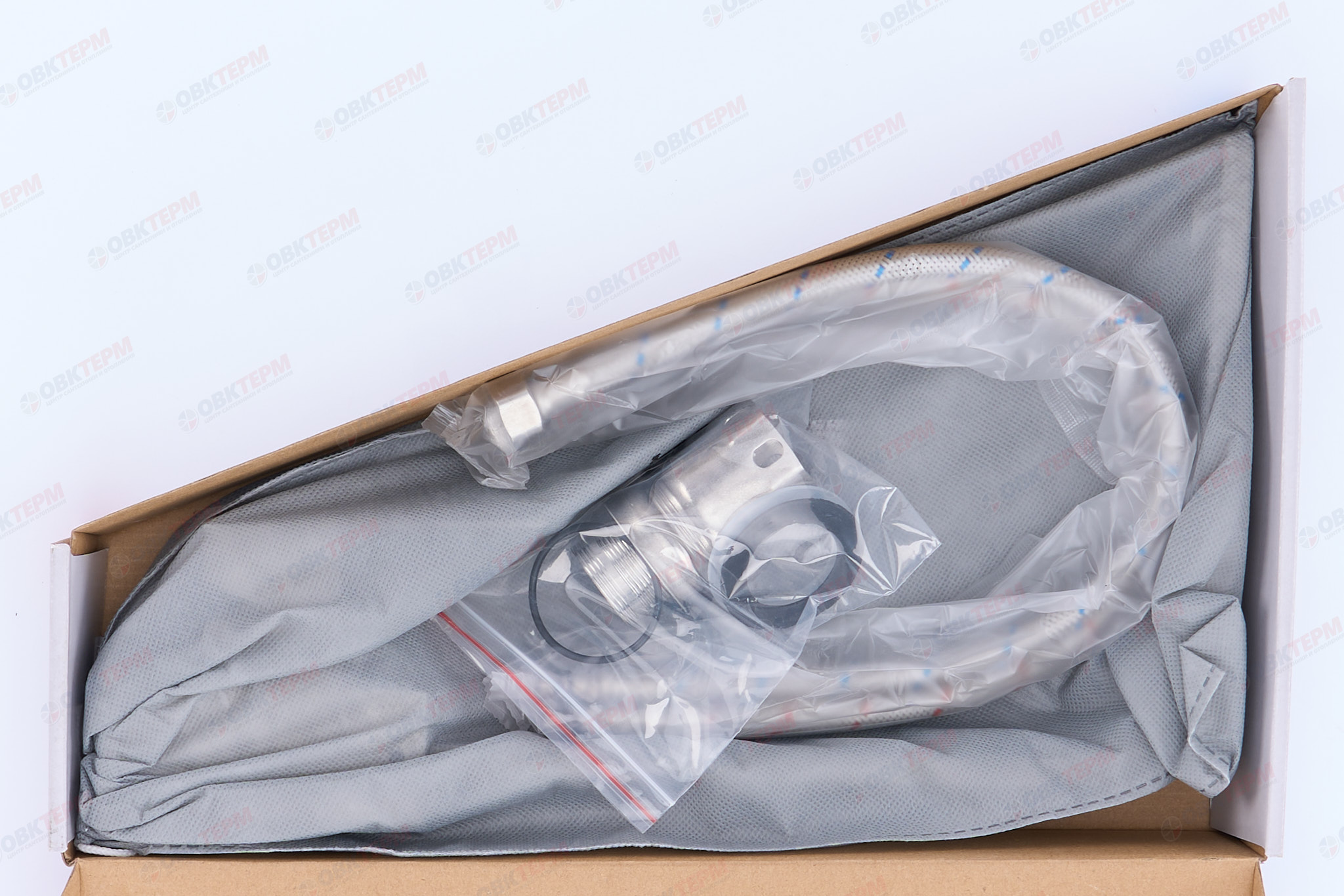 Смеситель д/кухни нерж/сталь MIXXUS KUB-011 Ø40 (20 шт/ящ) - миниатюра №6