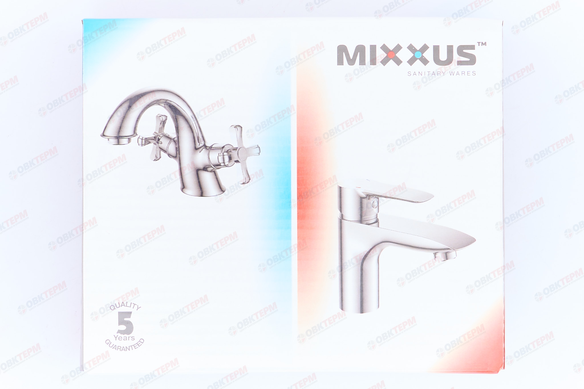 Смеситель д/умывальника MIXXUS KUBUS 001 Ø40 ГАЙКА (10 шт/ящ) - миниатюра №8