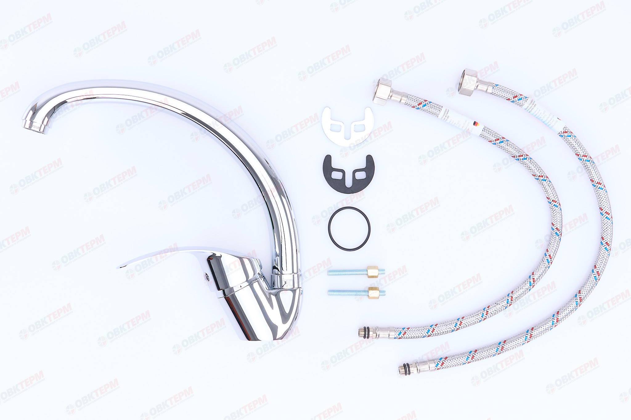 Смеситель д/кухни MIXXUS MARS 011 Ø40 шпилька (10 шт/ящ) - миниатюра №5