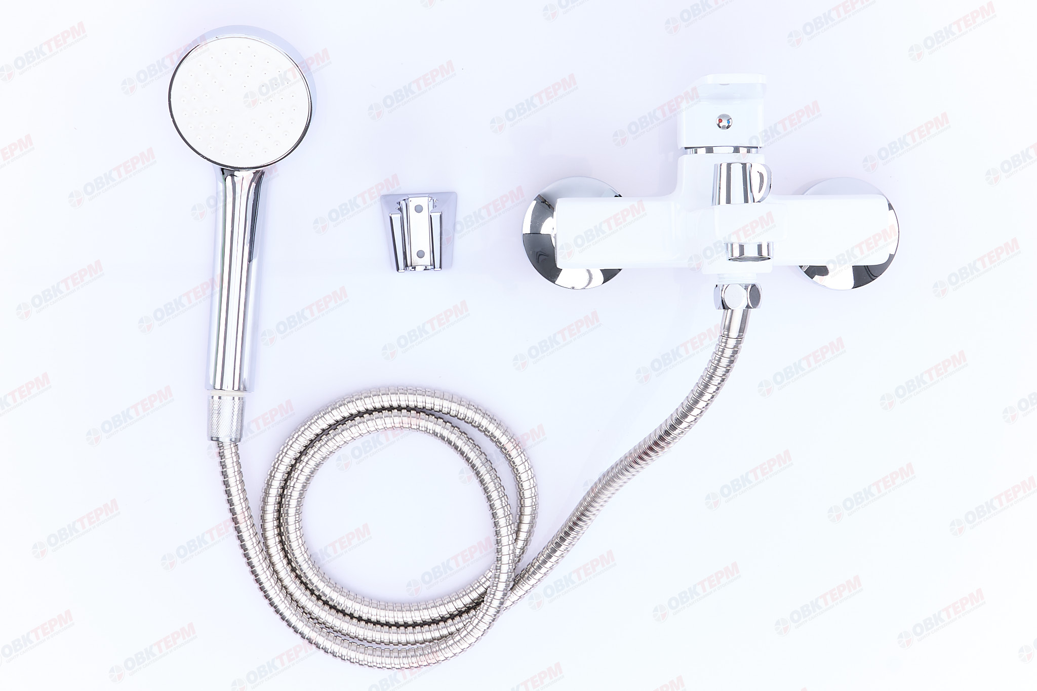 Смеситель д/ванны корот. MIXXUS MISSOURI 009 EURO Ø35 (WHITE)  (10 шт/ящ) - миниатюра №3
