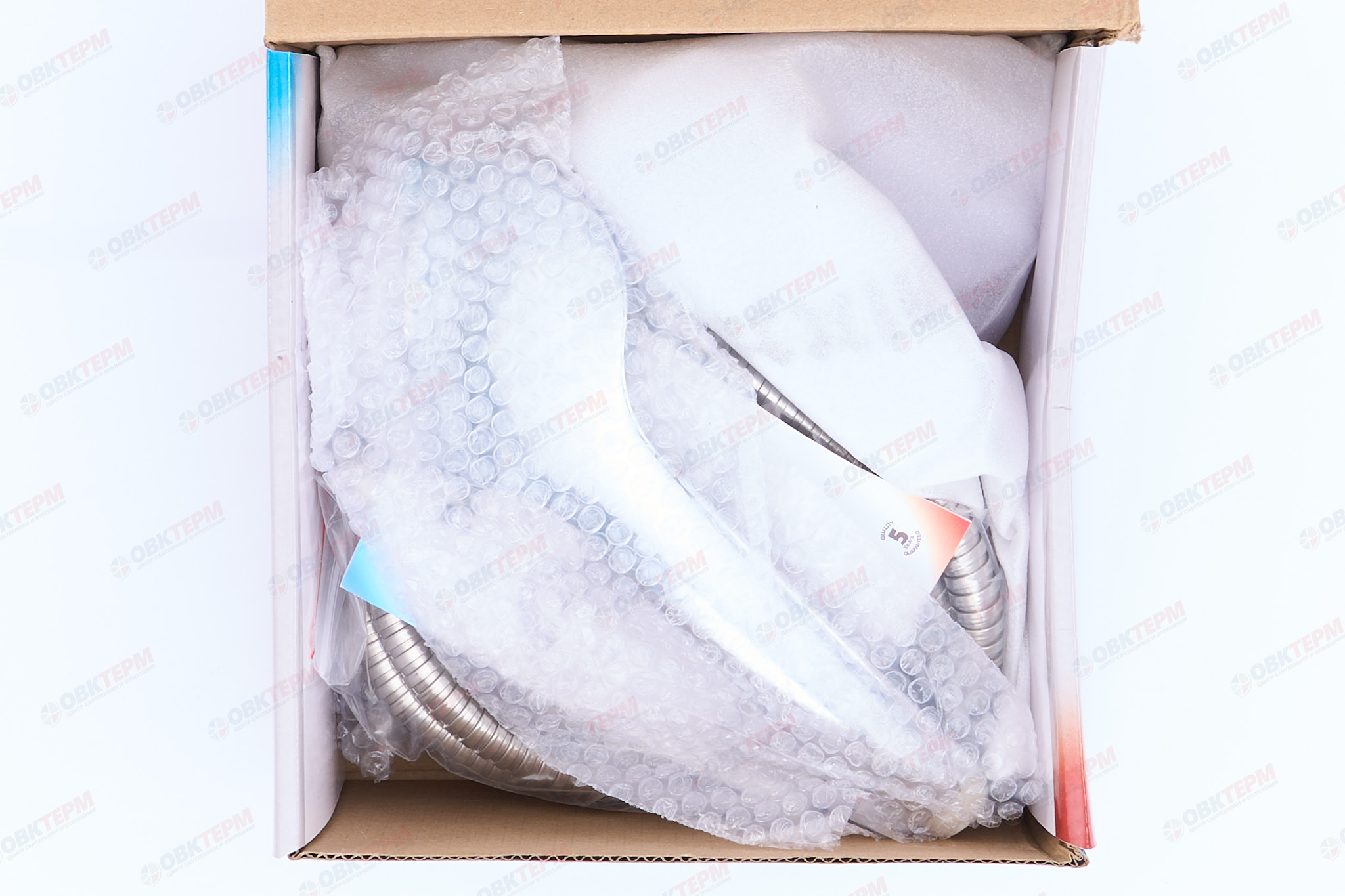 Смеситель д/ванны корот. MIXXUS MISSOURI 009 EURO Ø35 (WHITE)  (10 шт/ящ) - миниатюра №6