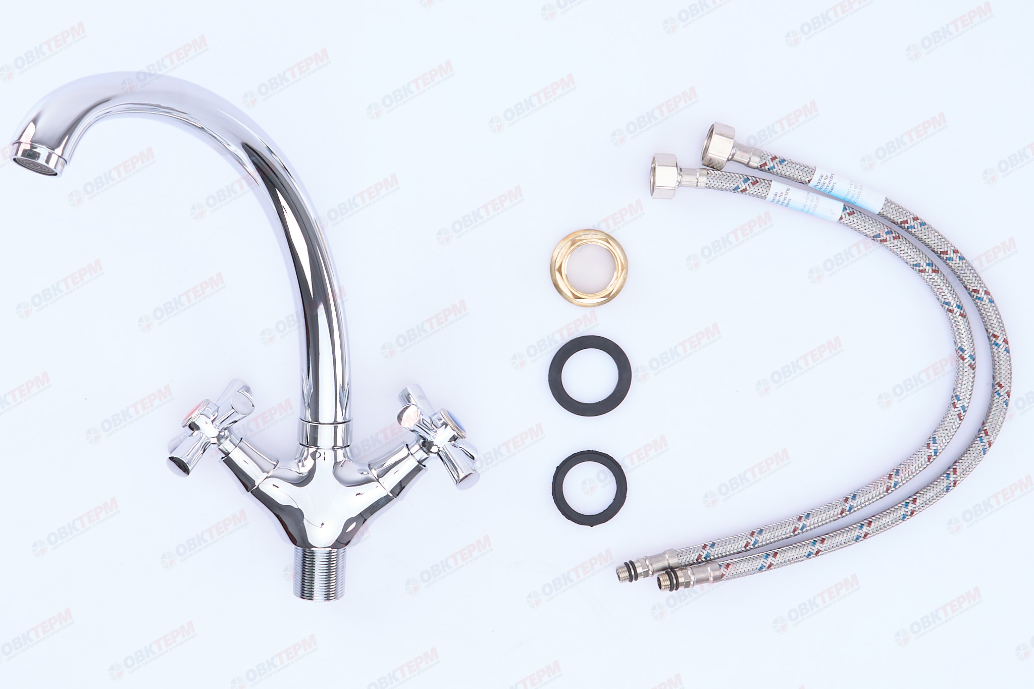 Смеситель д/кухни буксовый MIXXUS POLO 273 на ГАЙКЕ (10шт/ящ) - Изображение №4