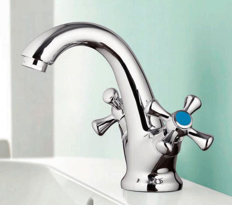 Смеситель д/умывальника MIXXUS SMES 161 буксовый (10шт/ящ) - миниатюра №3