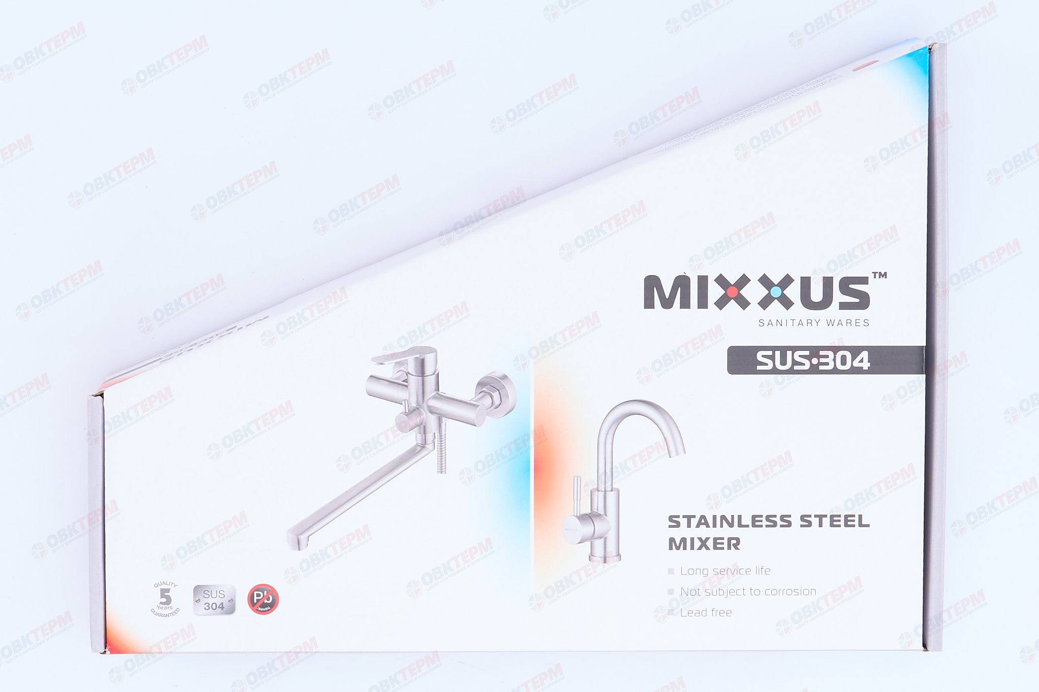 Смеситель д/кухни нерж/сталь MIXXUS SUS 011 SUS304 Ø40 (20 шт/ящ) - миниатюра №7