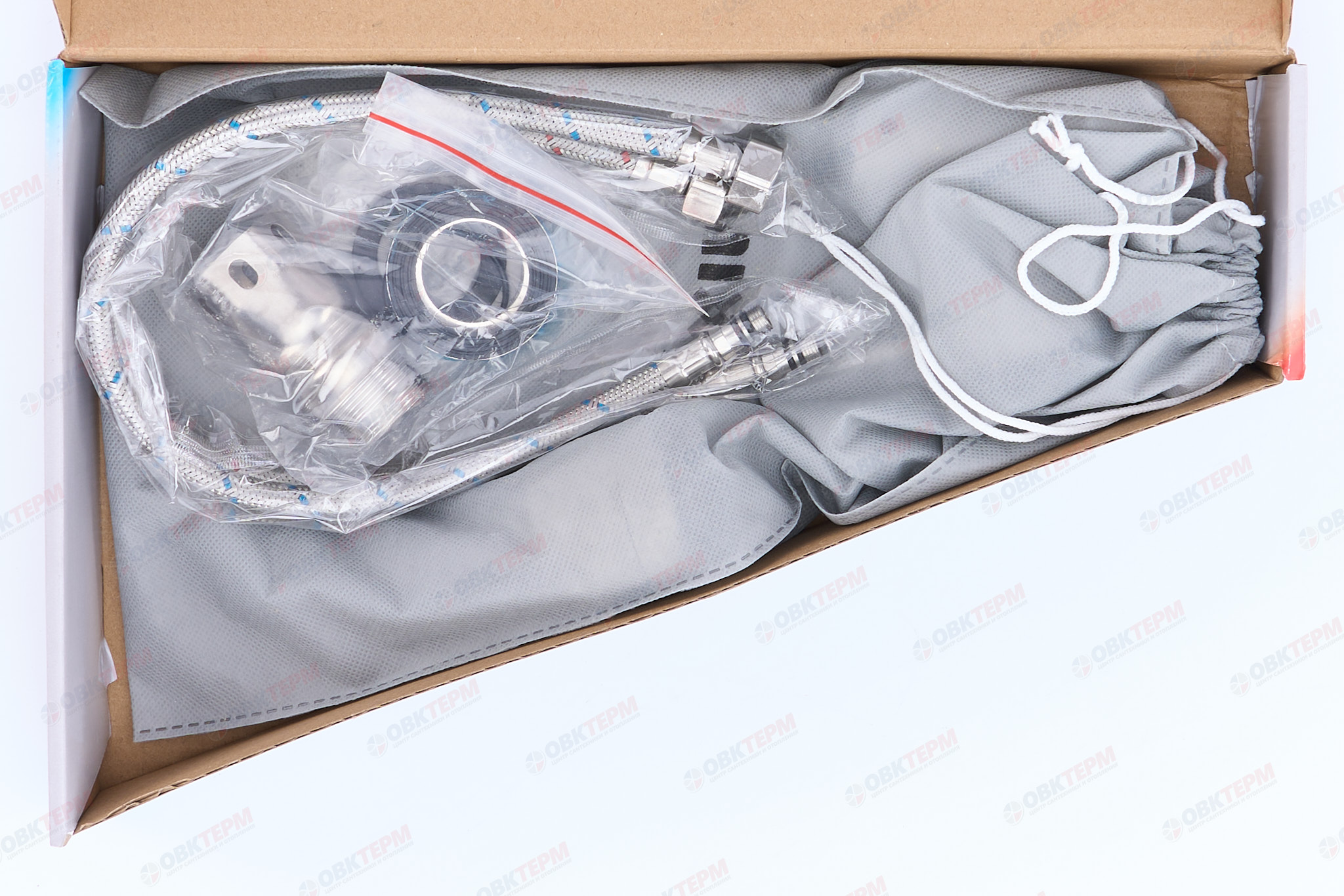 Смеситель д/кухни нерж/сталь REFLECTOR MIXXUS SUS 011 карт Ø40 (20 шт/ящ) - миниатюра №6