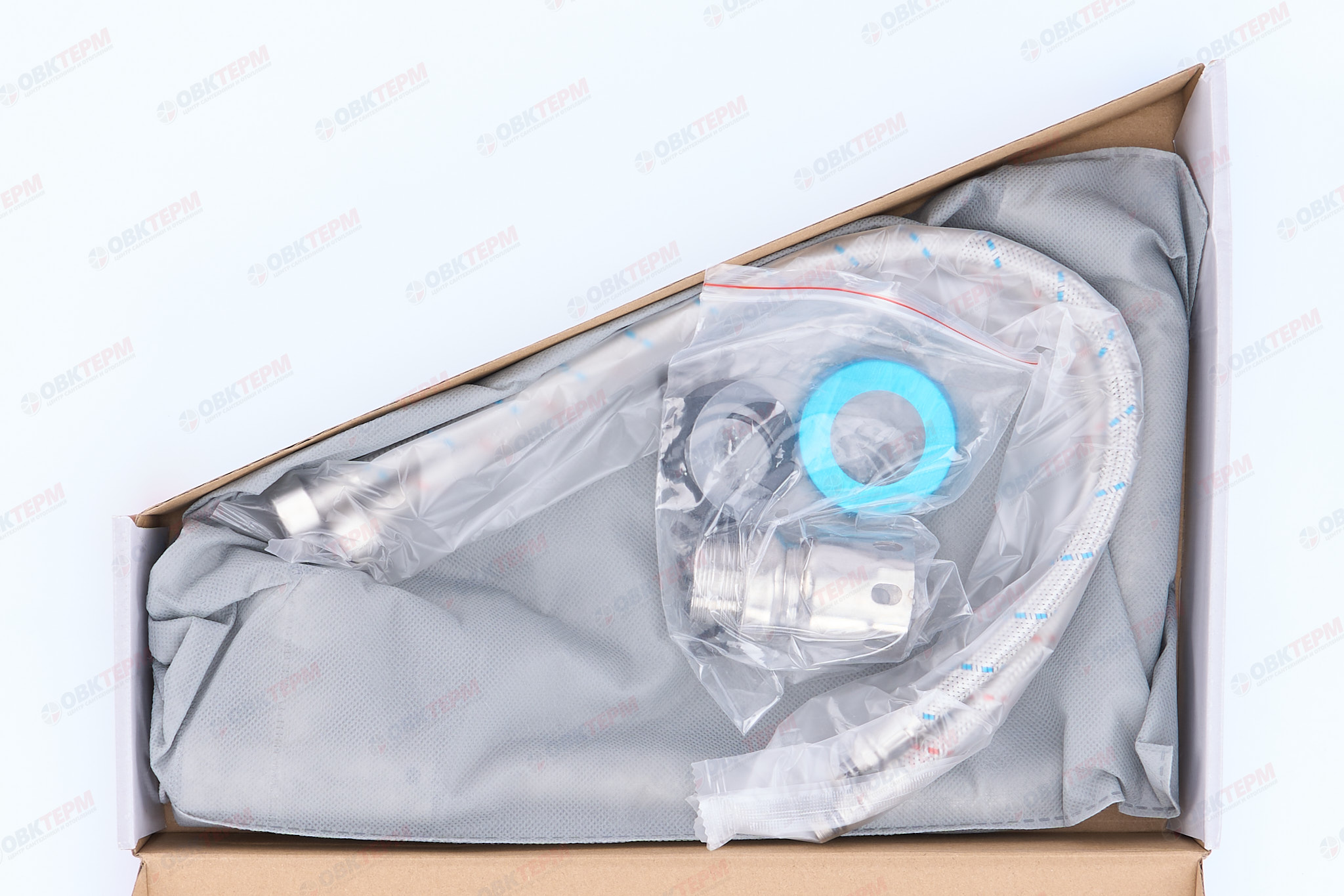 Смеситель д/кухни нерж/сталь MIXXUS SUS 011G Ø40  (20 шт/ящ) - миниатюра №6