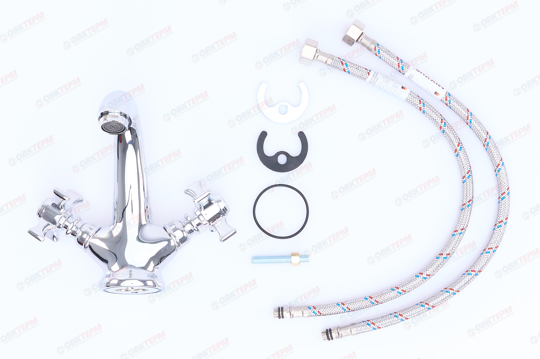 Смеситель д/умывальника буксовый MIXXUS ZEUS 161 шпилька (10шт/ящ) - Изображение №5