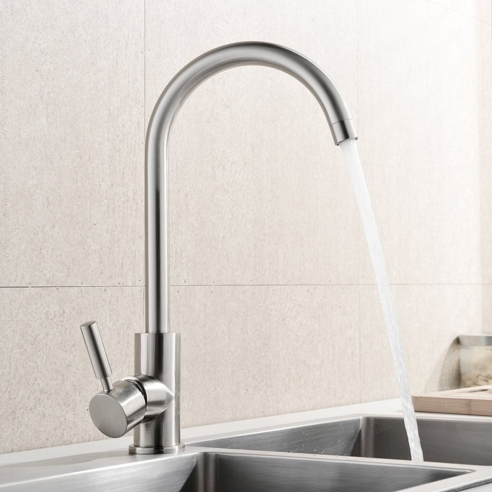 Смеситель д/кухни нерж/сталь MIXXUS PREMIUM HANS 011 R.S.COLOR Ø35  (8шт/ящ) - миниатюра №3