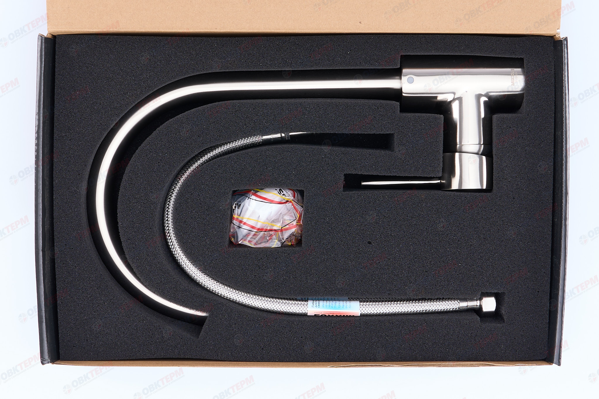 Смеситель д/кухни нерж/сталь MIXXUS PREMIUM HANS 011 R.S.COLOR Ø35 шпилька  (8шт/ящ) - миниатюра №6