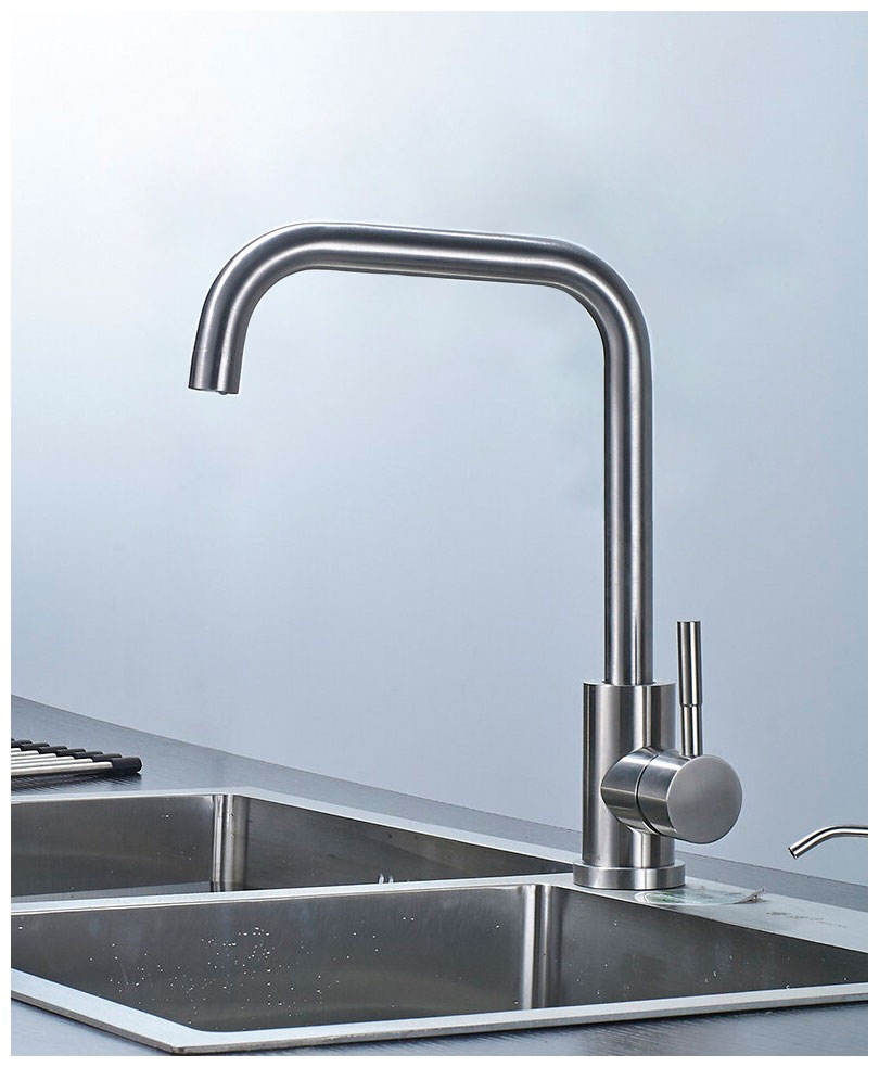 Смеситель д/кухни MIXXUS PREMIUM HANS 011-G шпилька , Ø35 (10 шт/ящ) - миниатюра №2