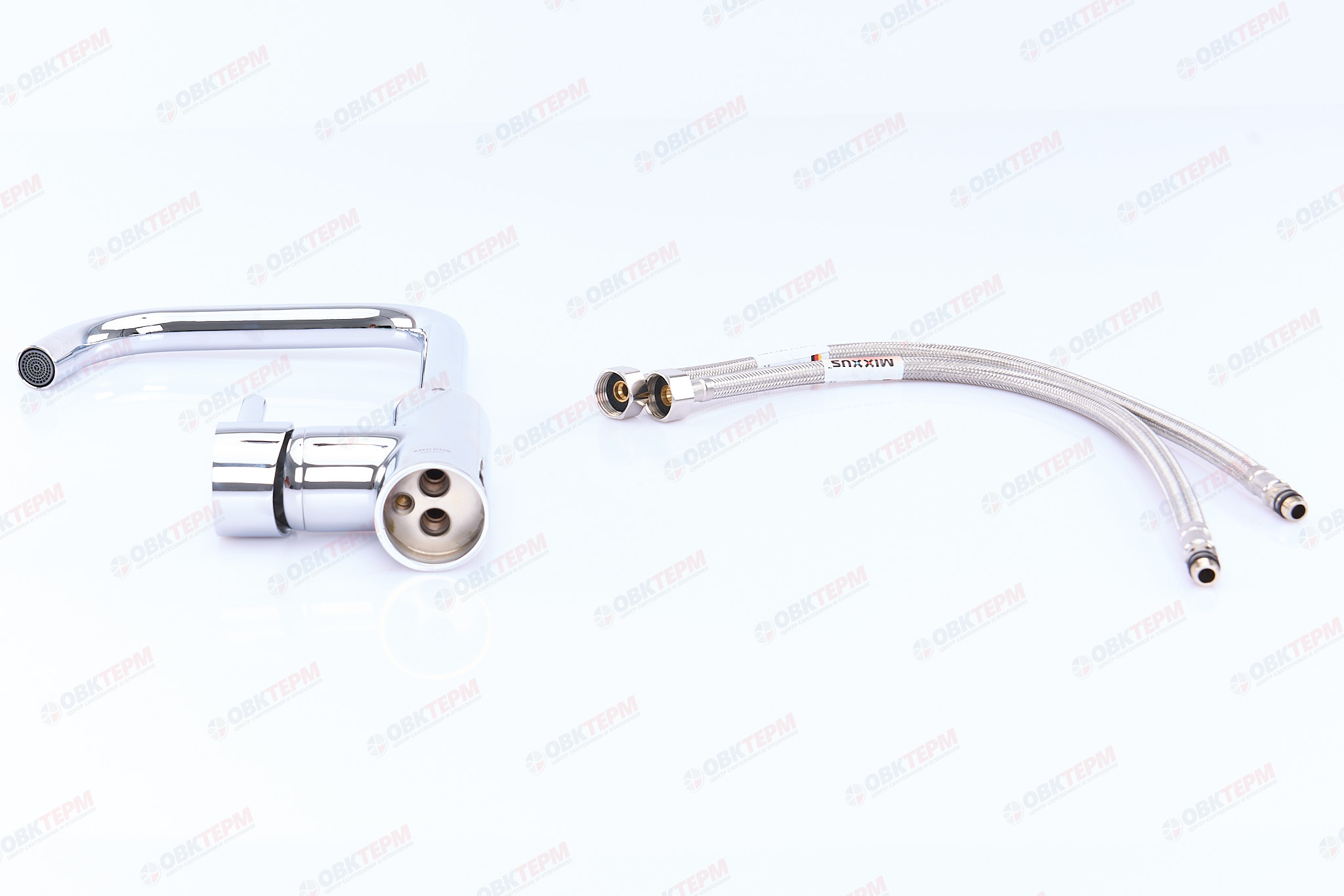 Смеситель д/кухни MIXXUS PREMIUM HANS 011-G шпилька , Ø35 (10 шт/ящ) - миниатюра №4