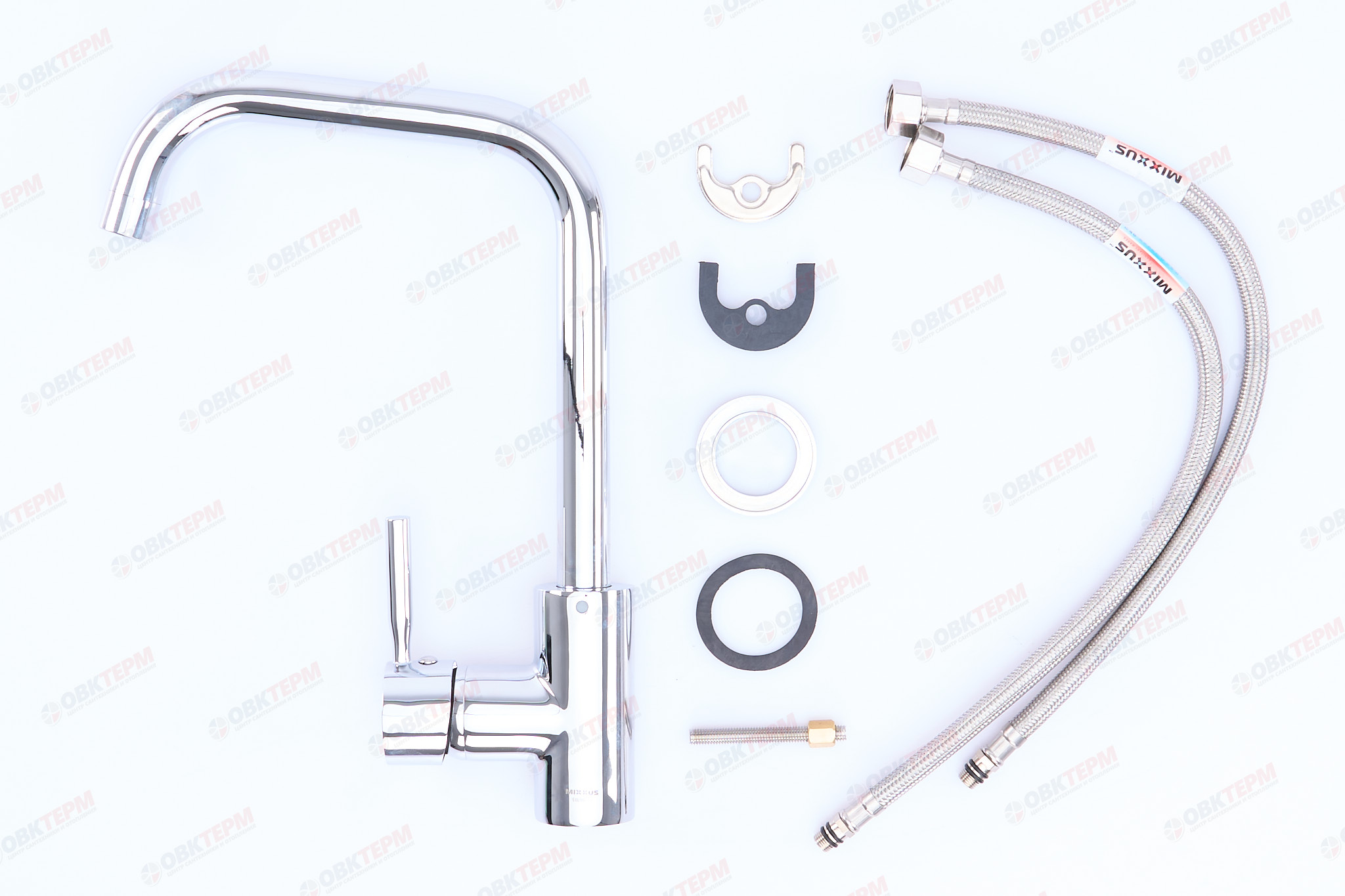 Смеситель д/кухни MIXXUS PREMIUM HANS 011-G шпилька , Ø35 (10 шт/ящ) - миниатюра №5