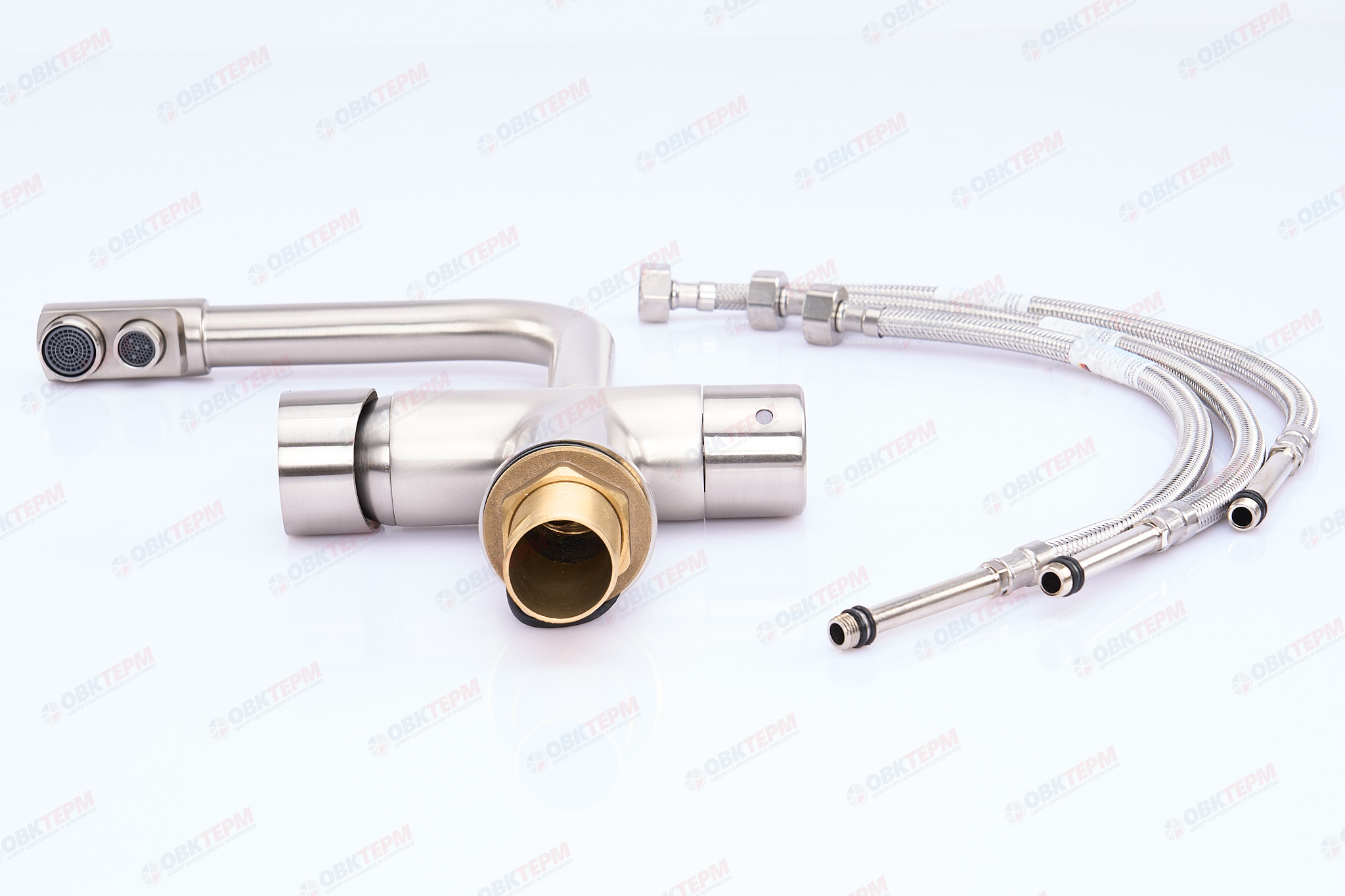 Смеситель д/кухни под ФИЛЬТР MIXXUS PREMIUM HANS 021 нерж/сталь Ø35 R.S. COLOR (10  шт/ящ) - миниатюра №5