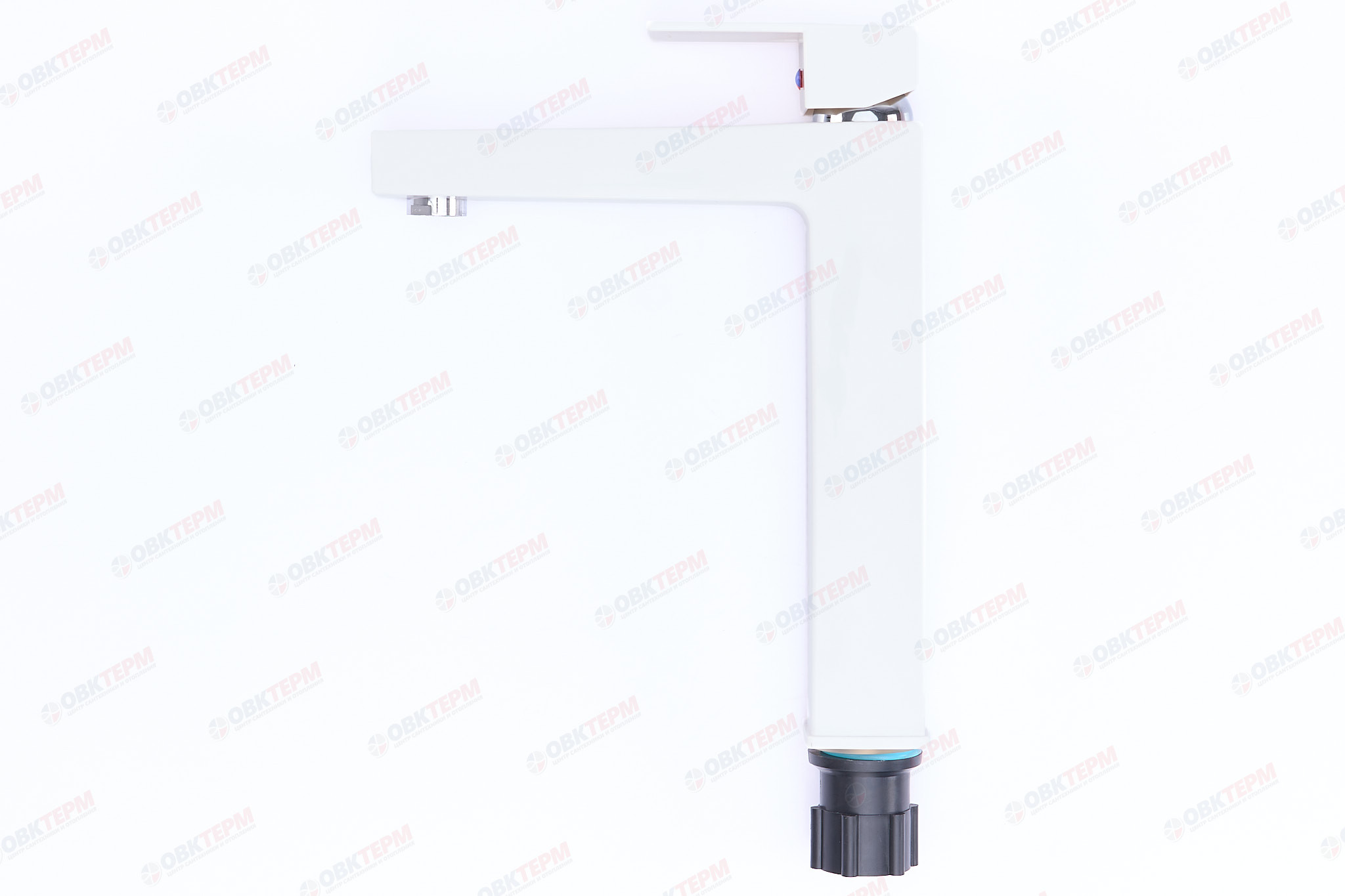 Смеситель для умывальника PLAMIX KUBUS-001 HIGH SET White (с подводкой) (10 шт/ящ) - Изображение №4