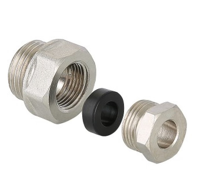 Переходник для греющего кабеля 1/2"  Никель ZEISSLER    (200/5) - Изображение №1