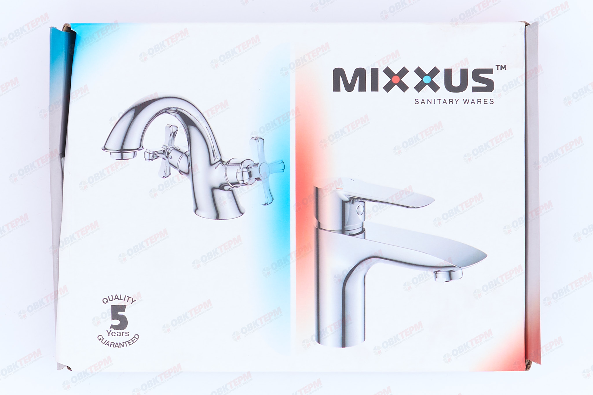 Смеситель д/умывальника MIXXUS NOBEL-001 (Ø40, ГАЙКА)  (10шт/ящ) - Изображение №5