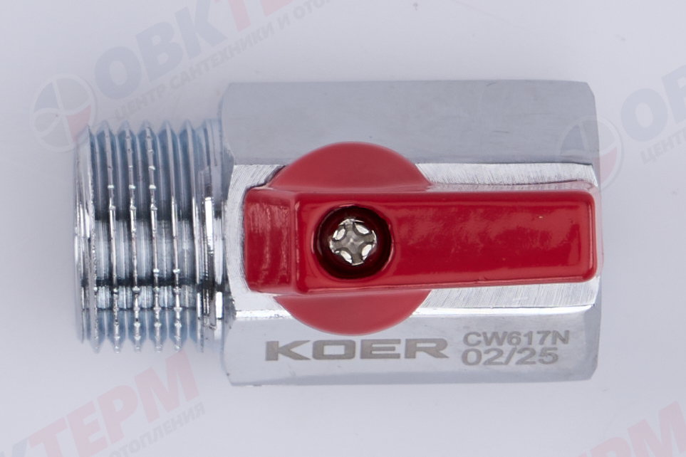 Кран шаровый       мини     1/2" вн          (160шт/ 1ящ)       KOER - Изображение №5