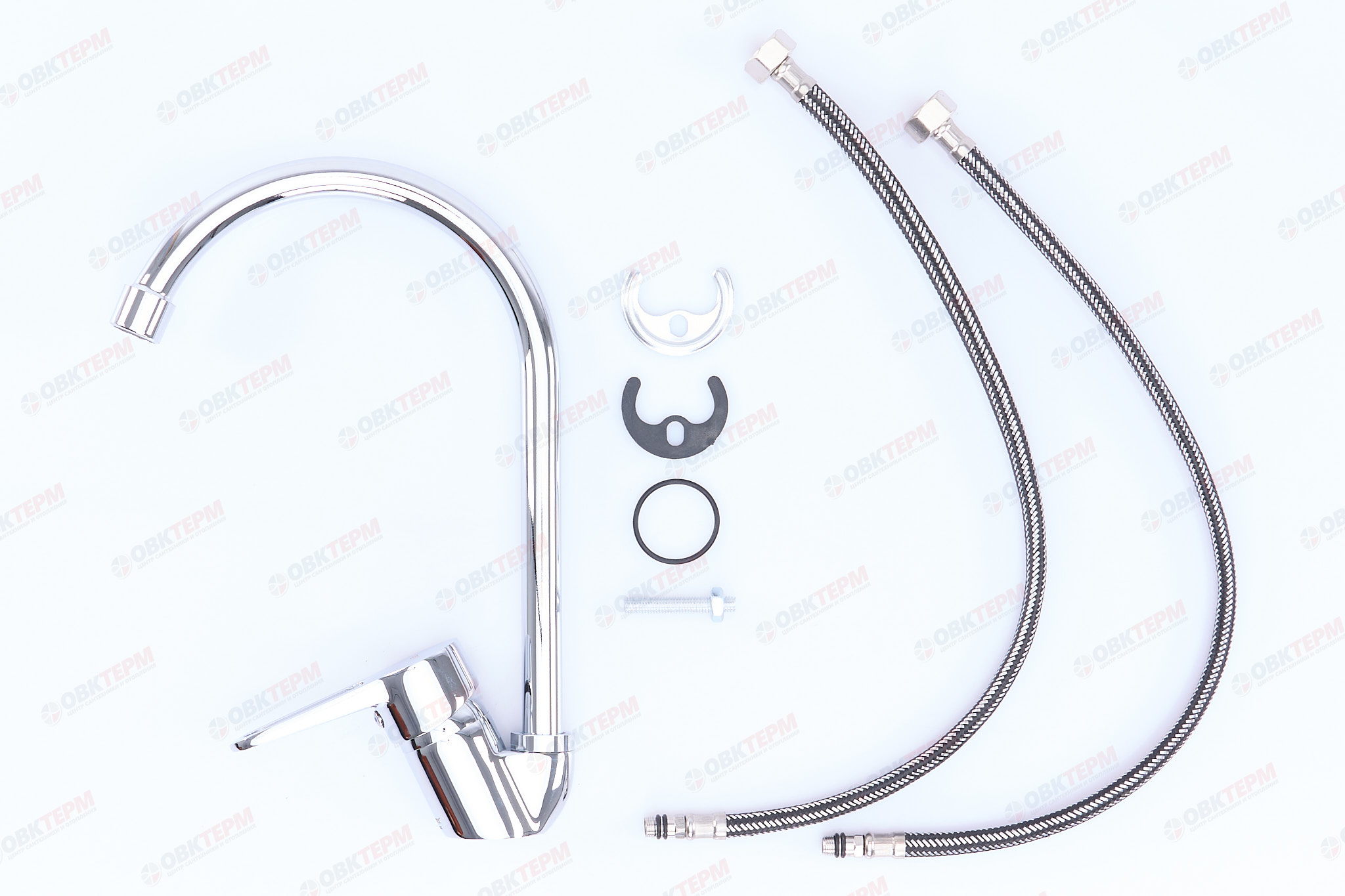 Смеситель д/кухни ZERIX SOP14-A  045  (катридж 35мм, на шпильке)  10 шт/ящ - миниатюра №3