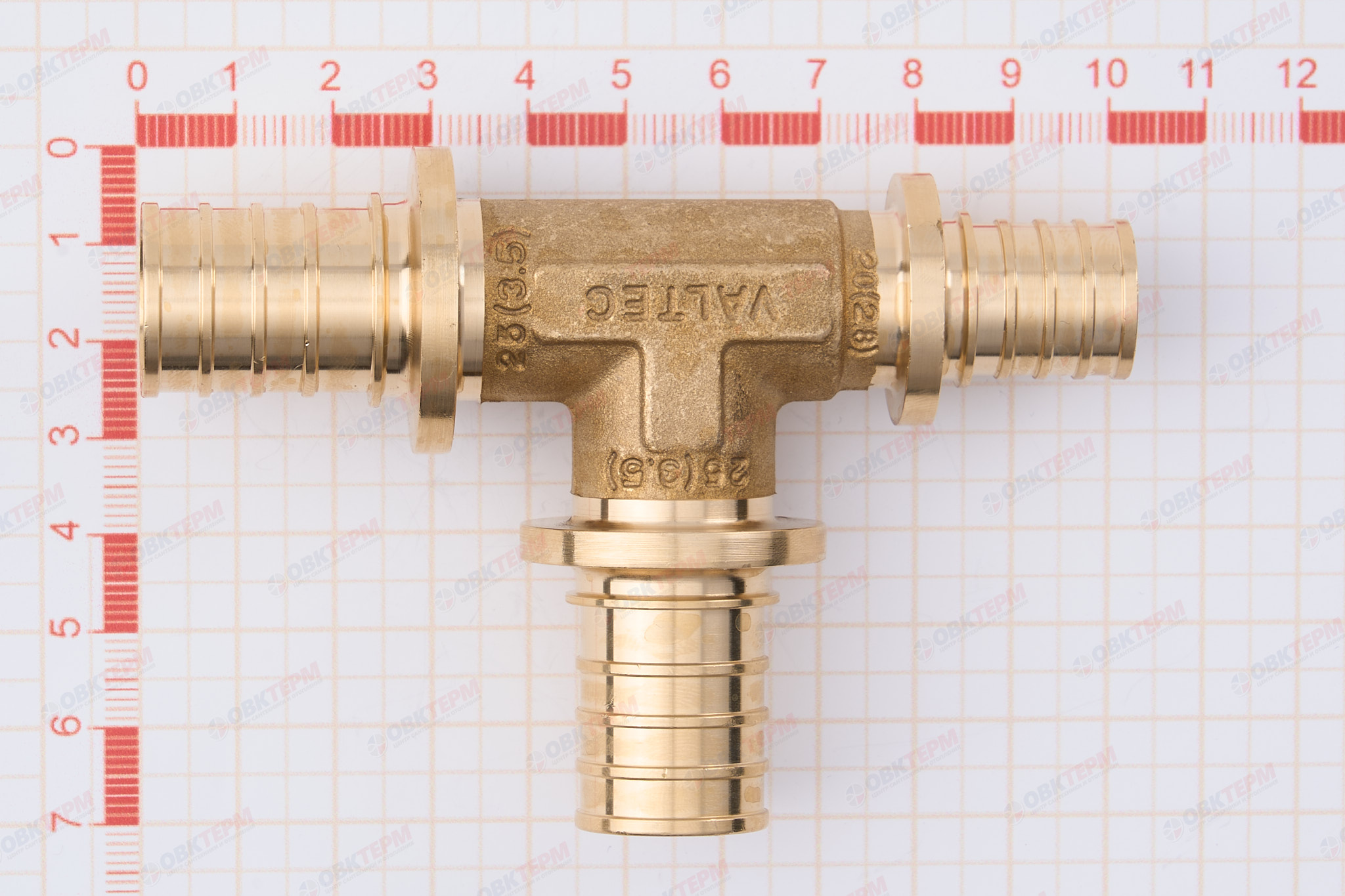 Тройник надвижной 25(3,5) х 25(3,5) х 20(2,8)    VALTEC  (40/5) - Изображение №5