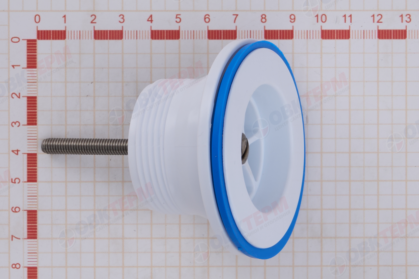 А-7004-02  ОРИО выпуск 1 1/2" с пласт. реш. 70 мм (1шт) - миниатюра №7