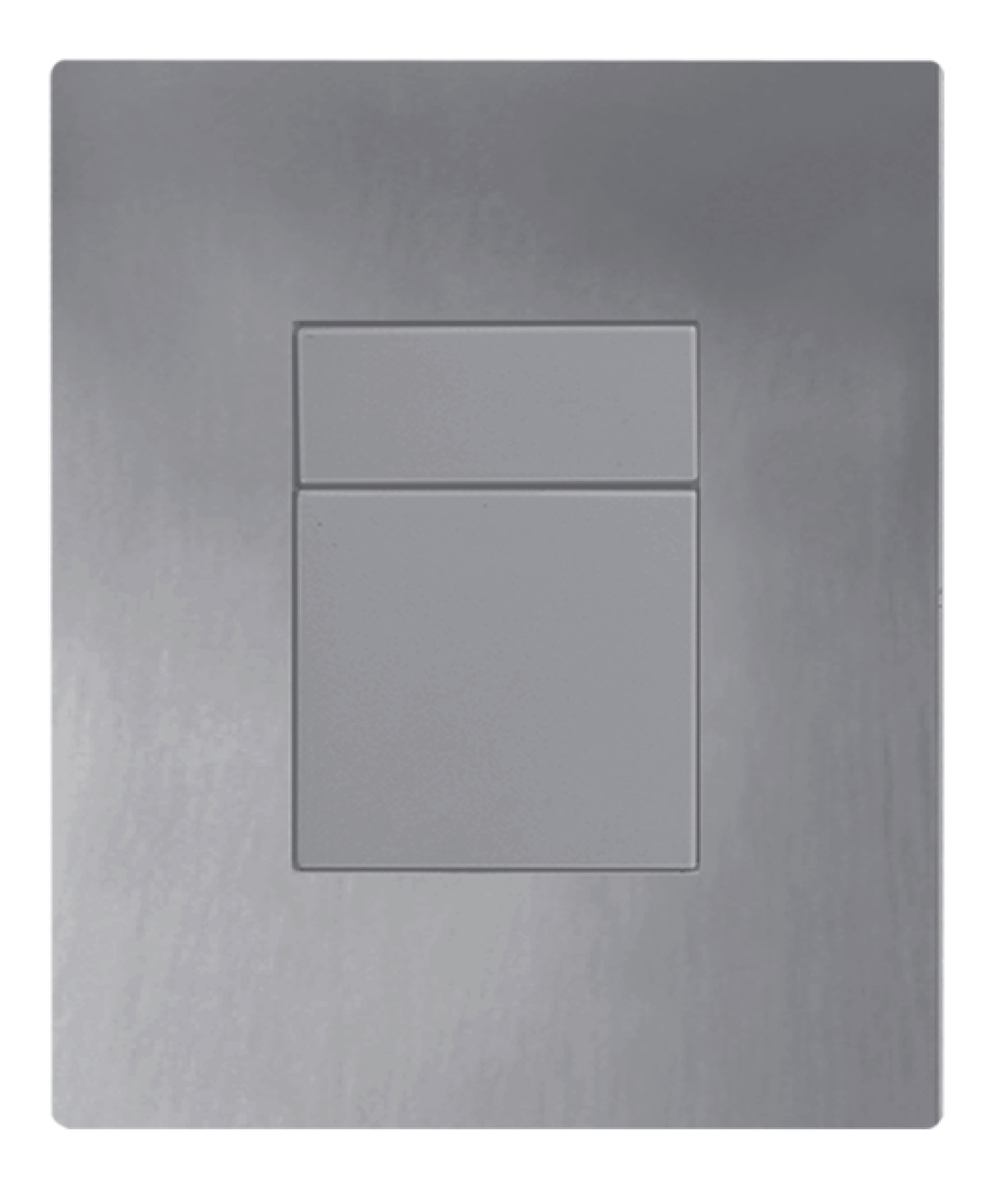 Панель смыва пневматическая KOER KT-0607-07 (графит) - Изображение №3