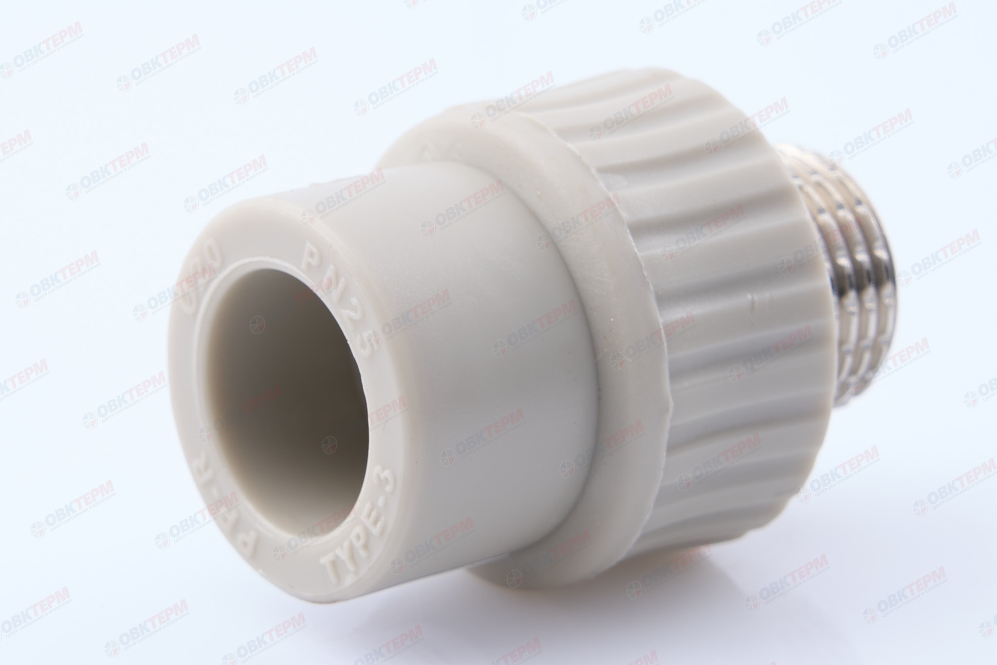 МРН  20 * 1/2"    СЕРАЯ PP-R    (RTP)    (150/25) - Изображение №1