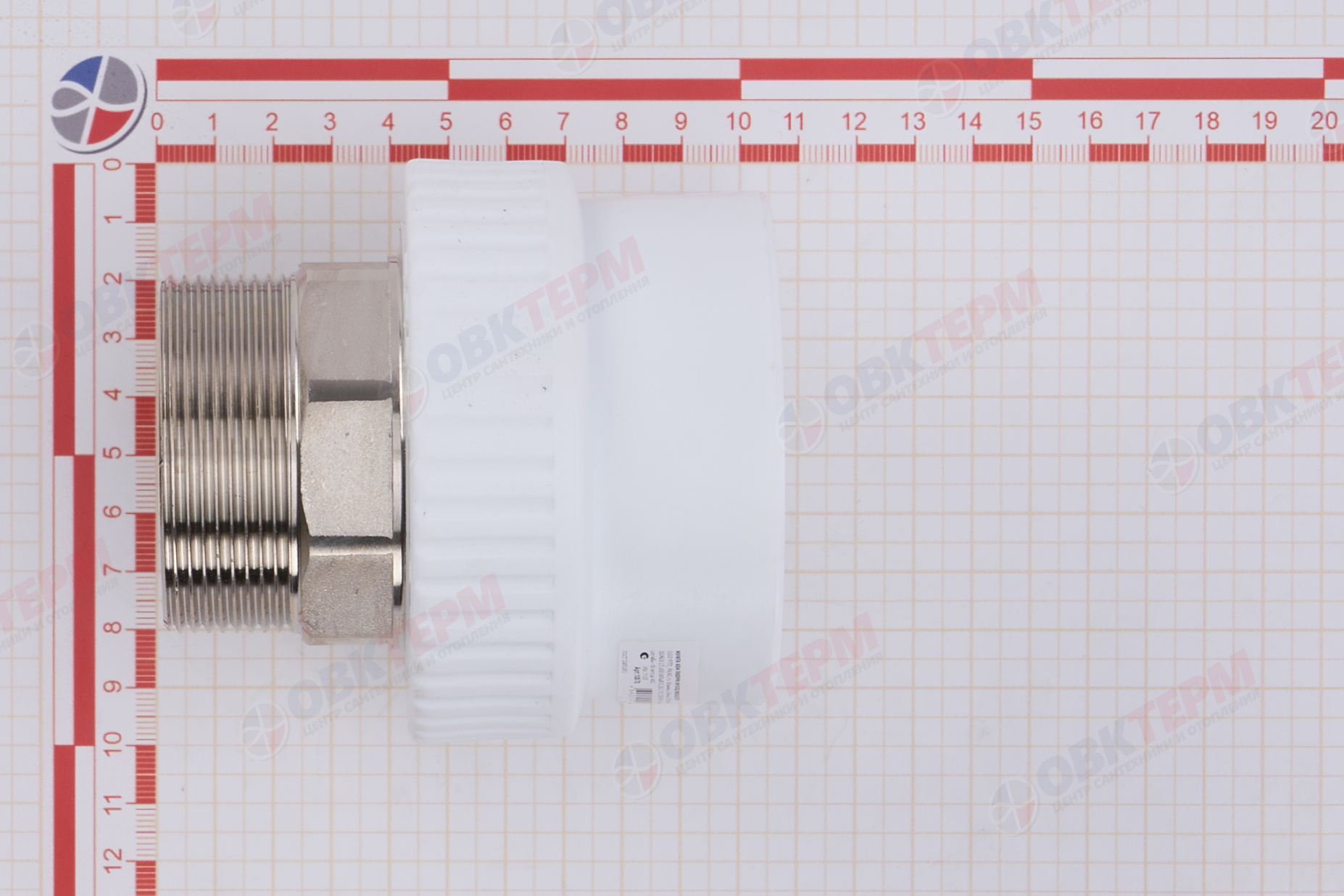 МРН  63 * 2"    БЕЛАЯ PP-R    (RTP)    (12/2) - миниатюра №6
