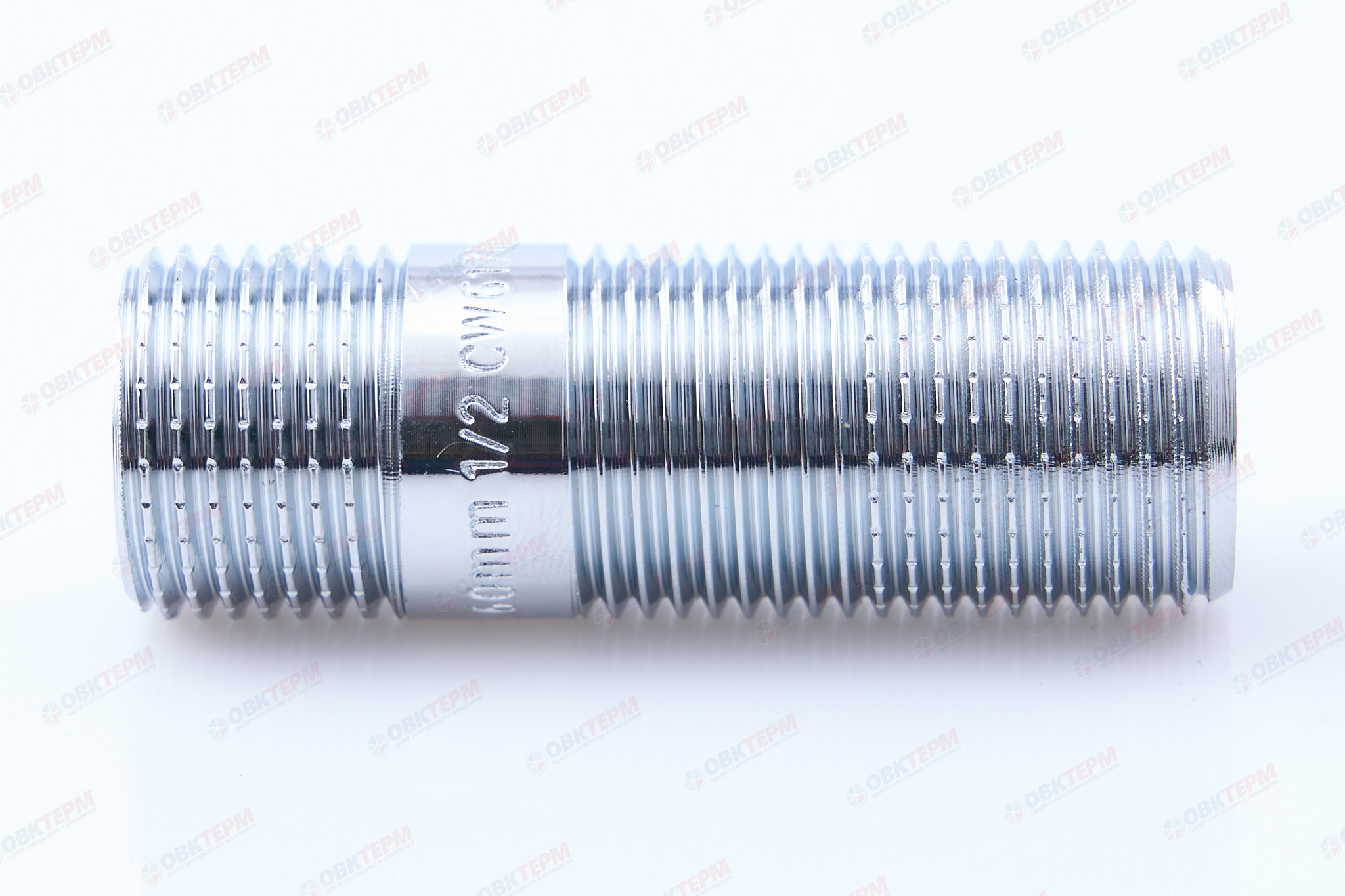 Сгон 1/2" ш/ш  60мм   Хром  TIM   (10шт/130ящ) - Изображение №3