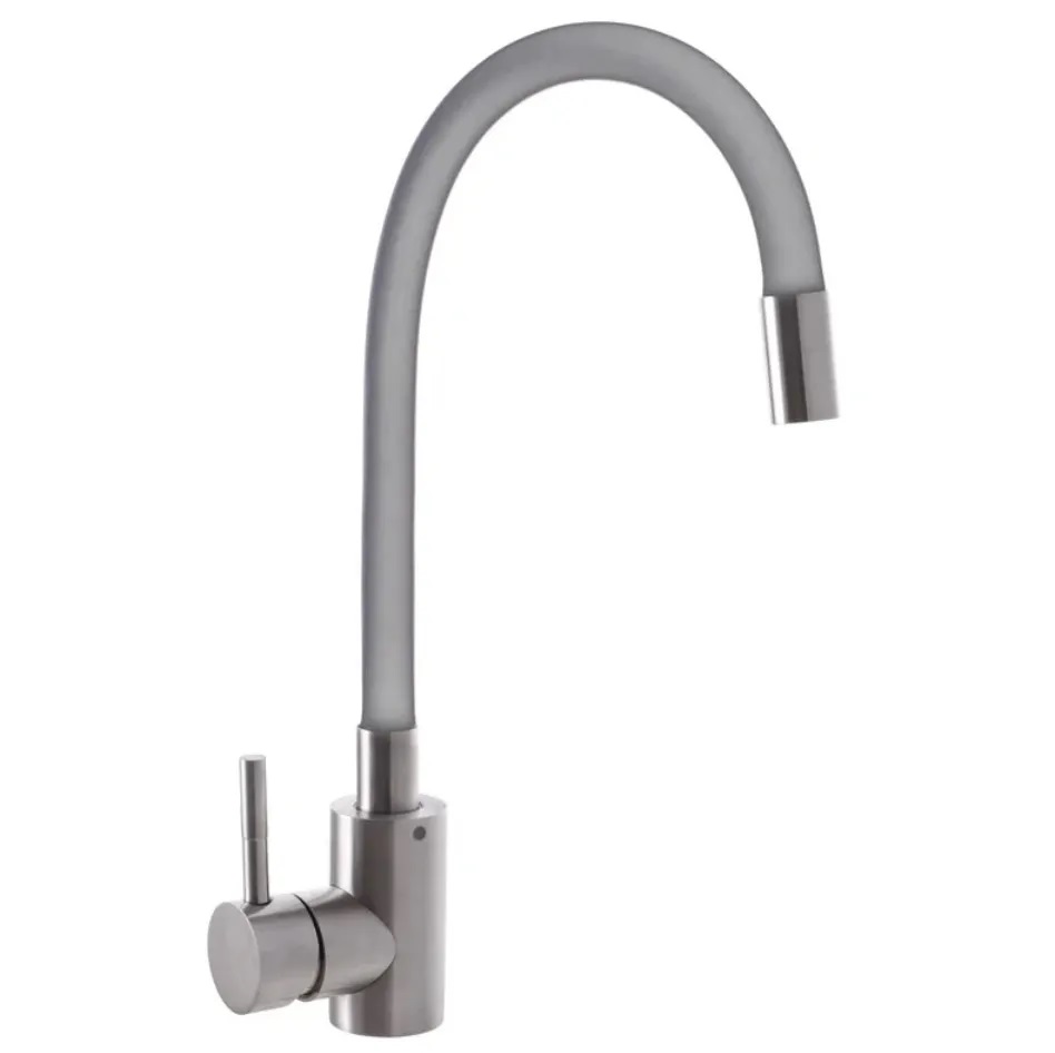 Смеситель д/кухни нерж/сталь REFLECTOR CHAMPION SUS-011 GRAY CHROME (10 шт/ящ) - Изображение №1