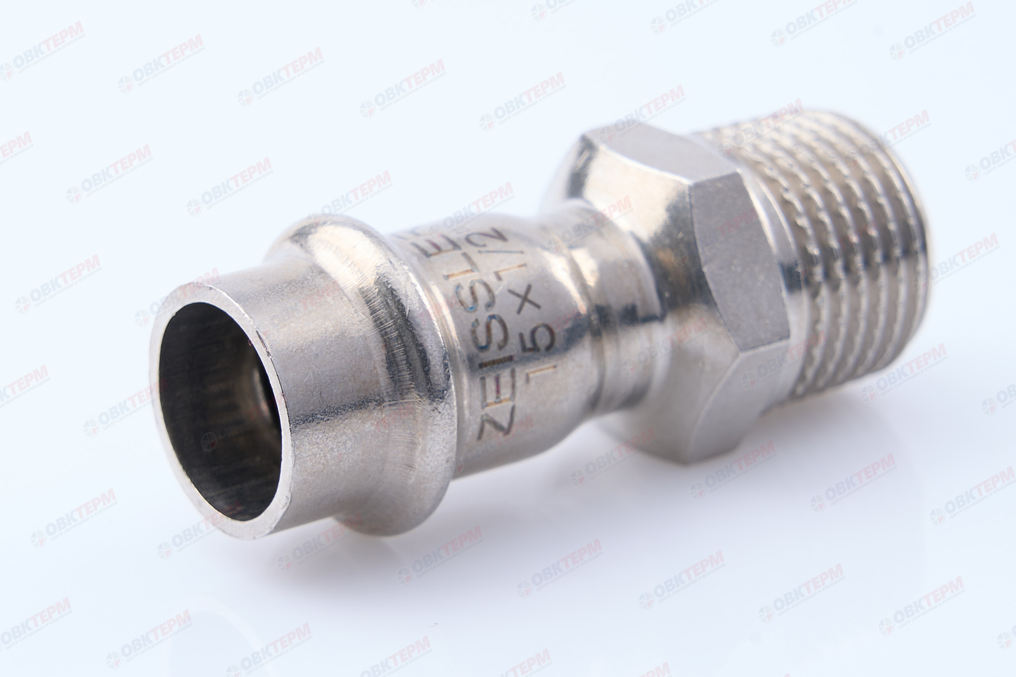Муфта пресс из нерж.ст.  15 х 1/2"Н   TIM  (220/5) - Изображение №1