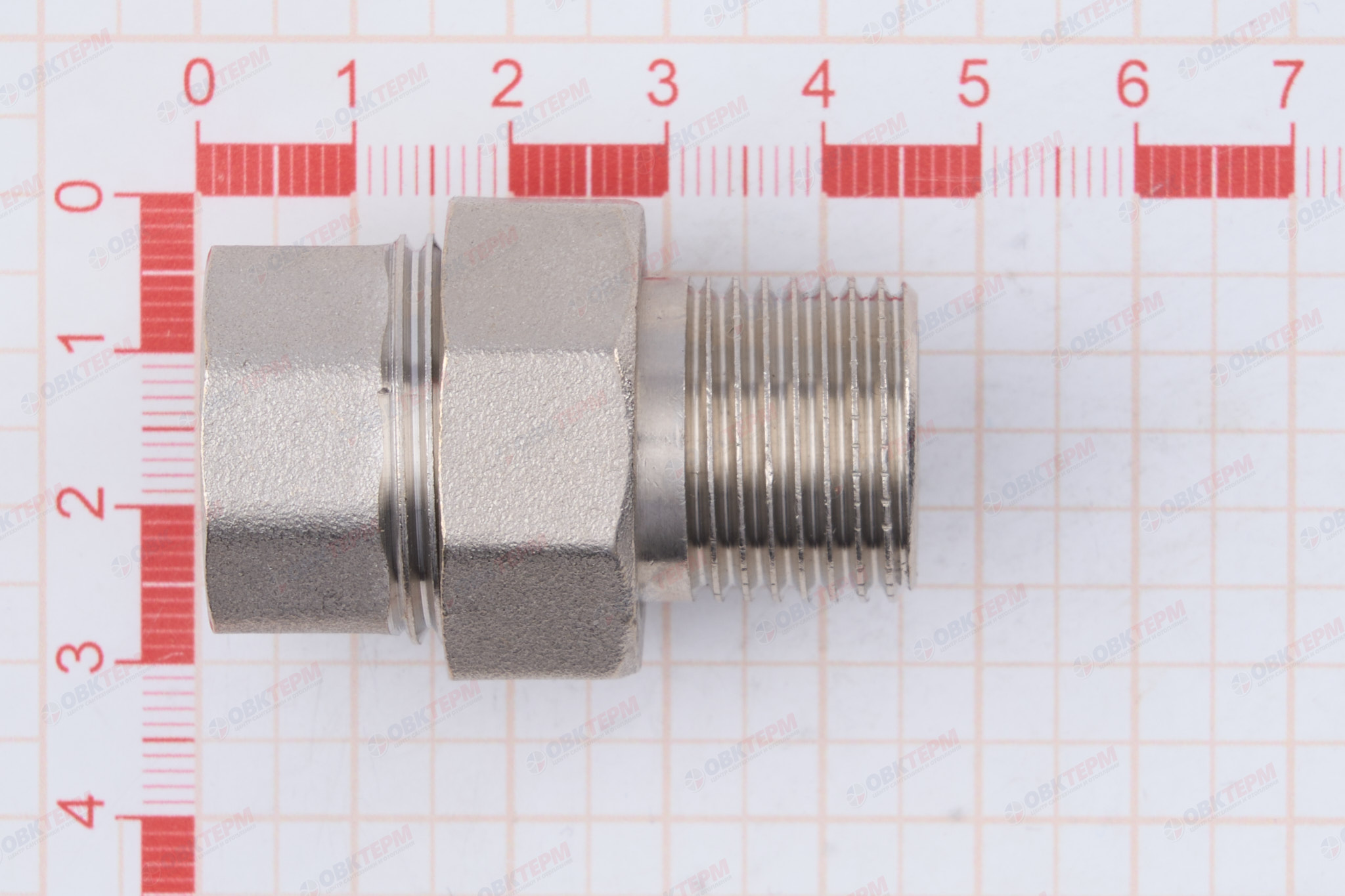 Американка     ZEISSLER      1/2" прямая             (10/120ящ) - миниатюра №6