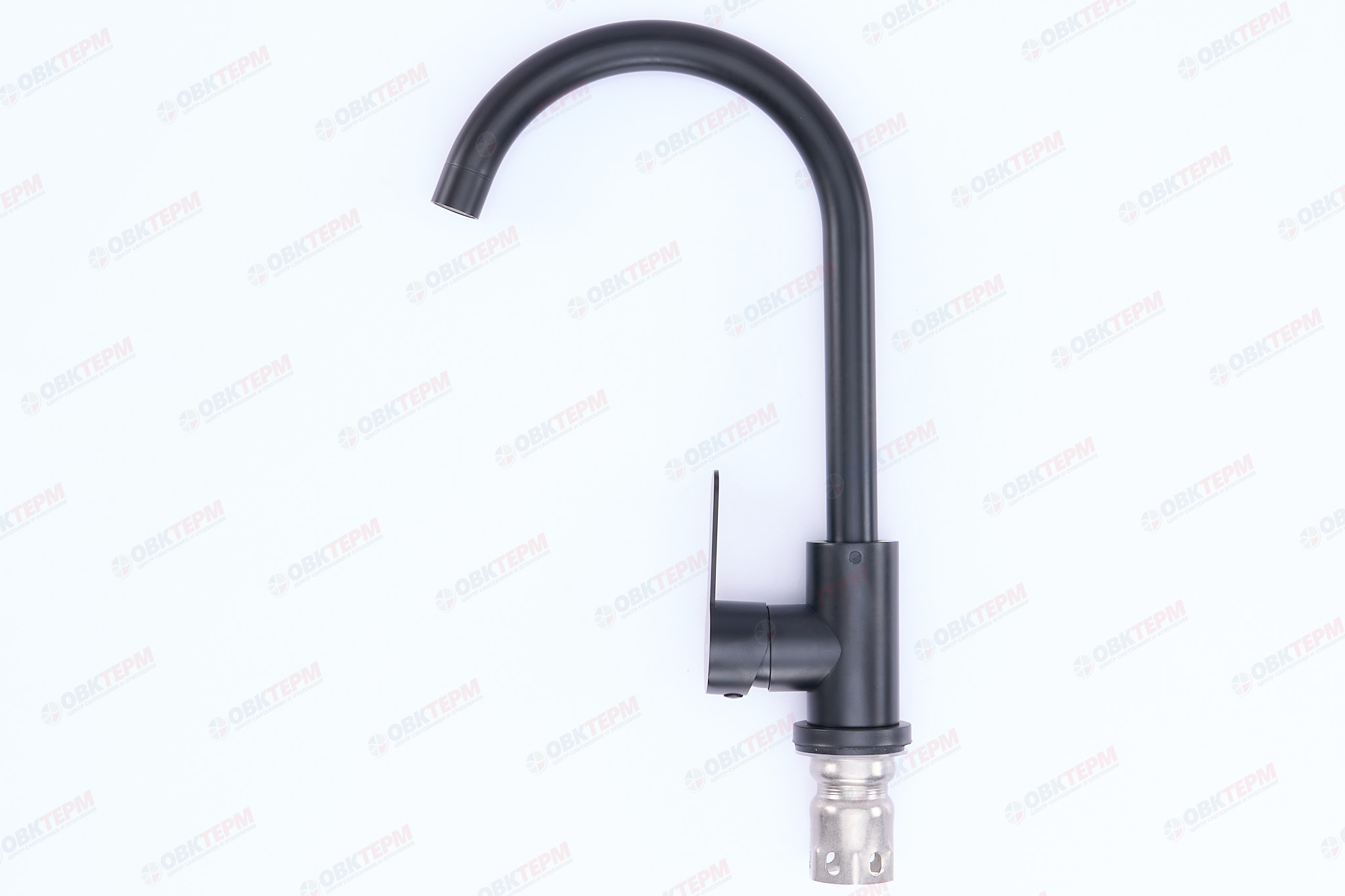 Смеситель д/кухни нерж/сталь ZERIX DAX-011 BLACK  (10 шт/ящ) - миниатюра №2