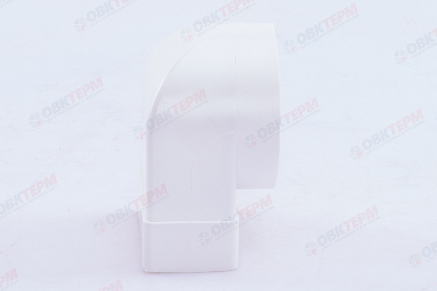 Соединитель угловой плоского канала 55*110 с круглым d 100 мм (48шт/уп) Эвент - миниатюра №8