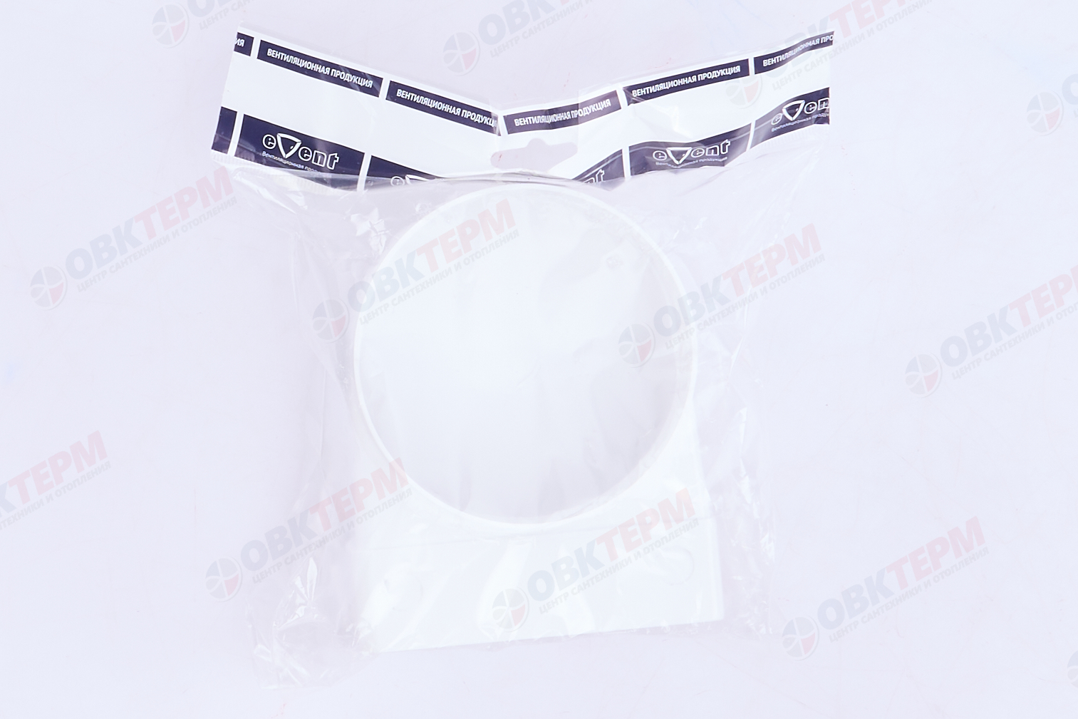 Соединитель угловой плоского канала 55*110 с круглым d 100 мм (48шт/уп) Эвент - миниатюра №12