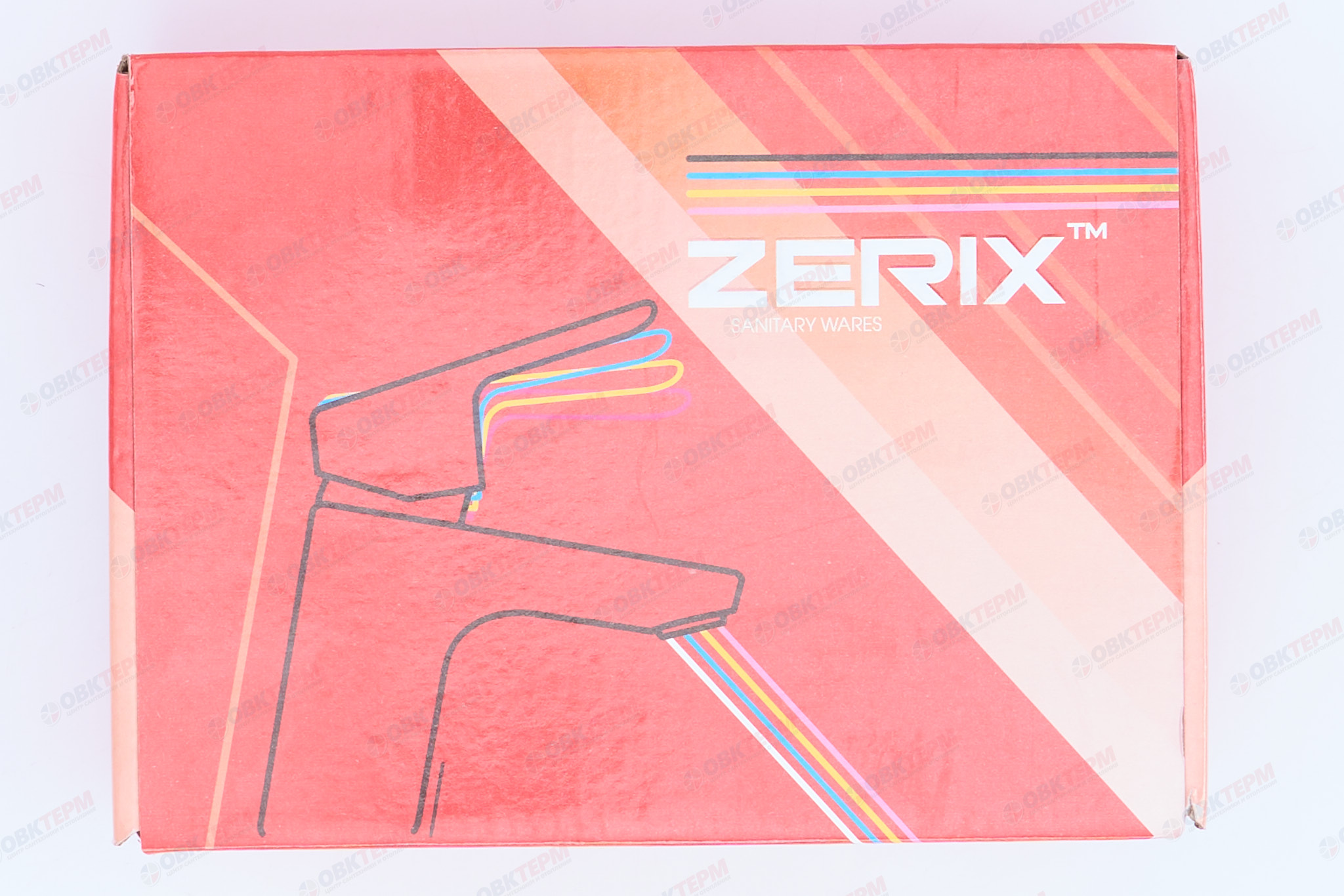 Смеситель д/умывальника ZERIX PUD1 045 WHITE  (10 шт/ящ) - миниатюра №7