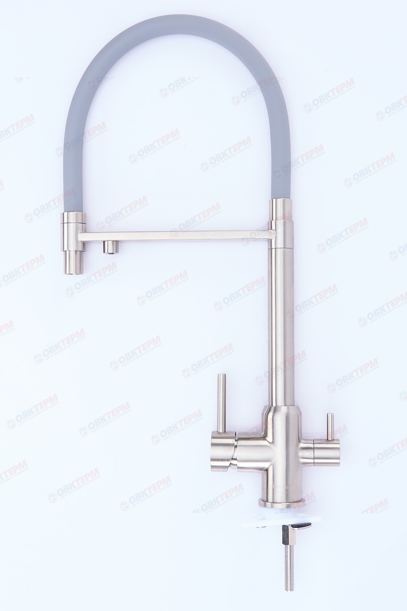 Смеситель д/кухни под ФИЛЬТР GAPPO G4399-5 нерж/сталь /сатин /35мм - миниатюра №2