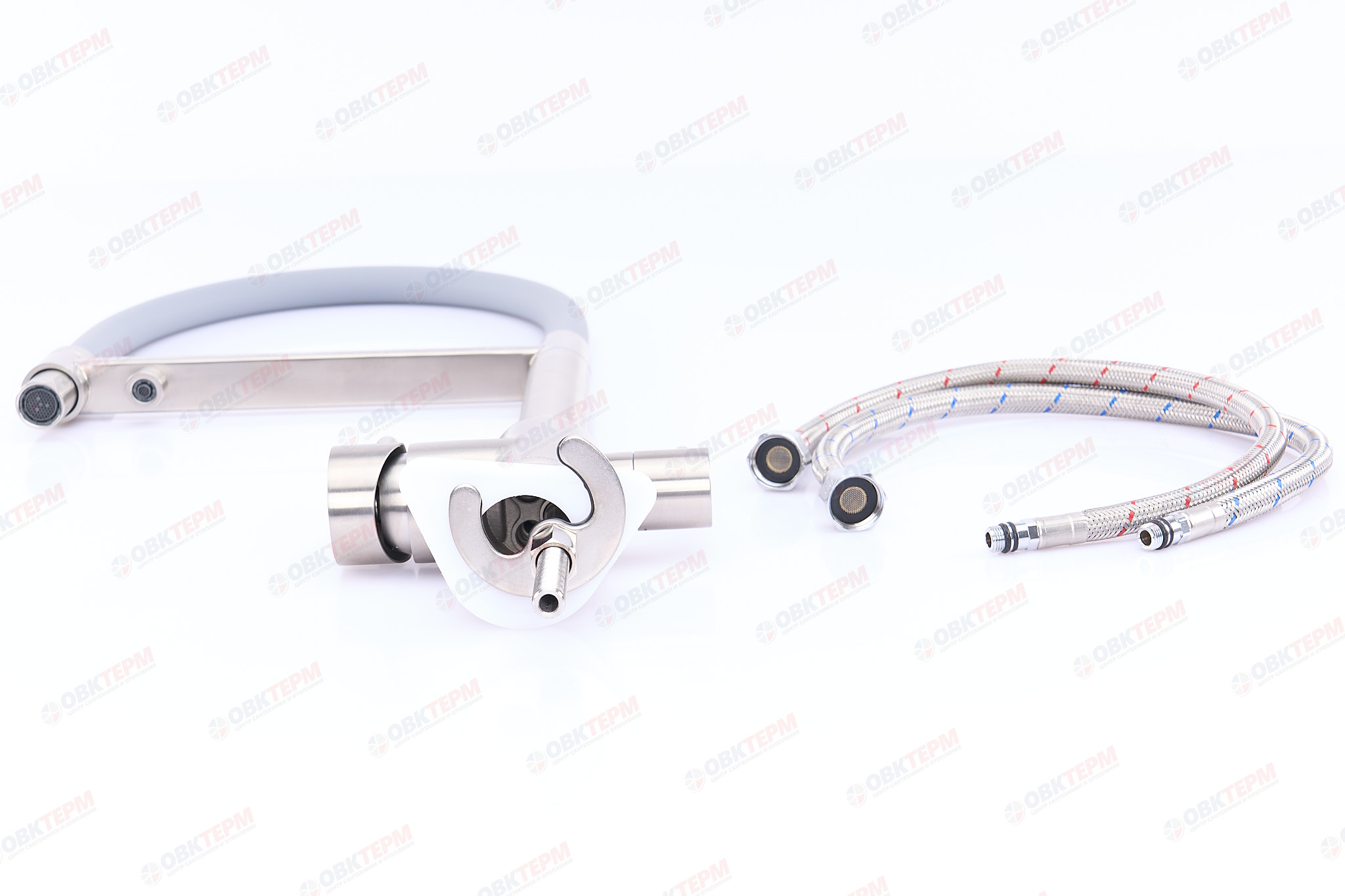 Смеситель д/кухни под ФИЛЬТР GAPPO G4399-5 нерж/сталь /сатин /35мм - миниатюра №4