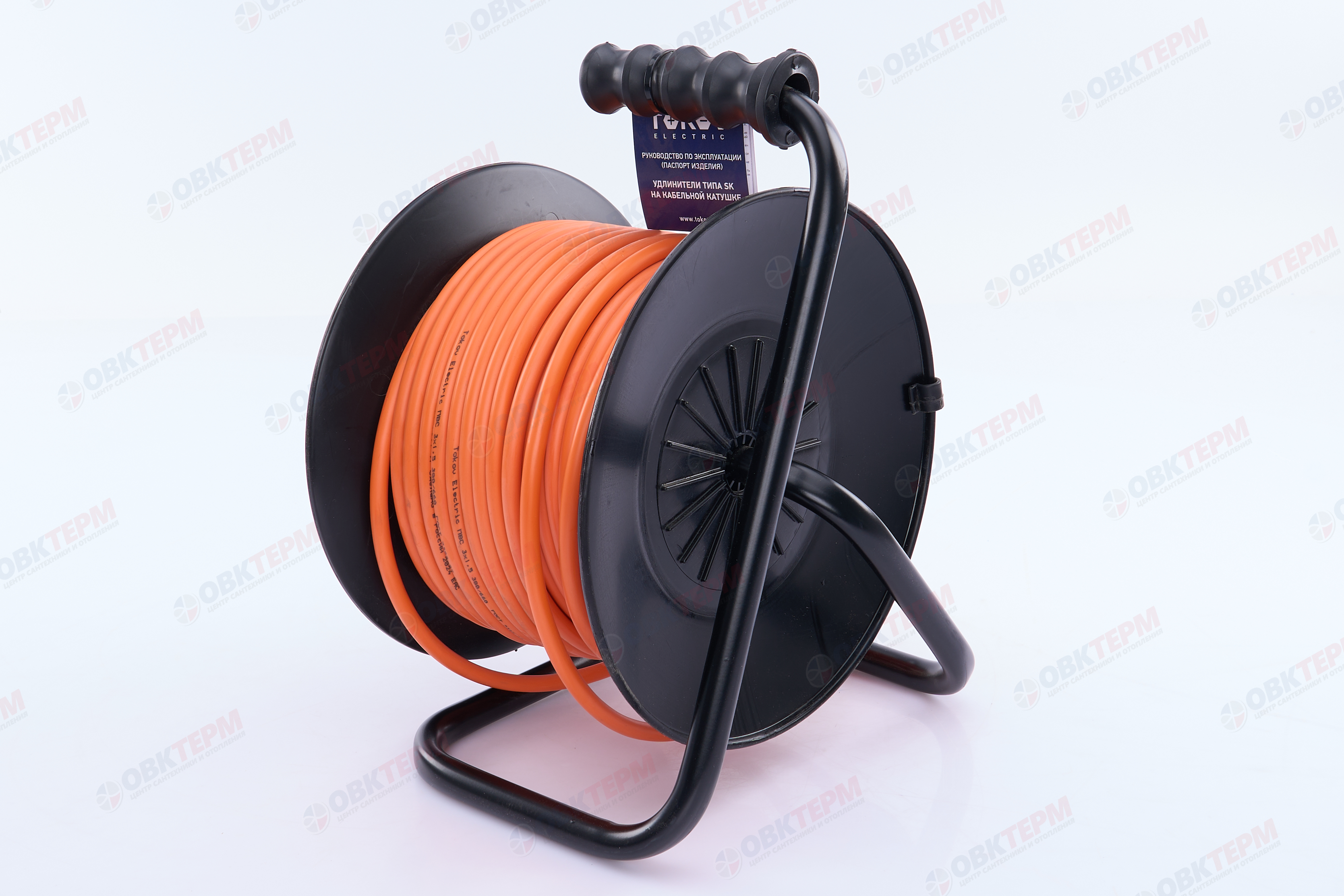 Удлинитель на катушке 4х30м с заземл. 16А IP20 3х1.5 TOKOV ELECTRIC TKE-SK30-15-Z - Изображение №2