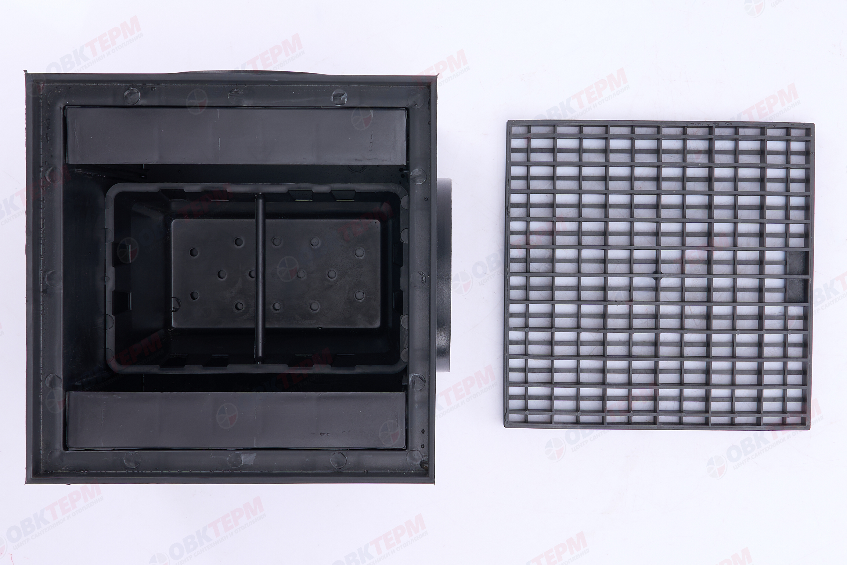 Дождеприемник пластиковый (в сборе без решетки) 300х300 - миниатюра №7