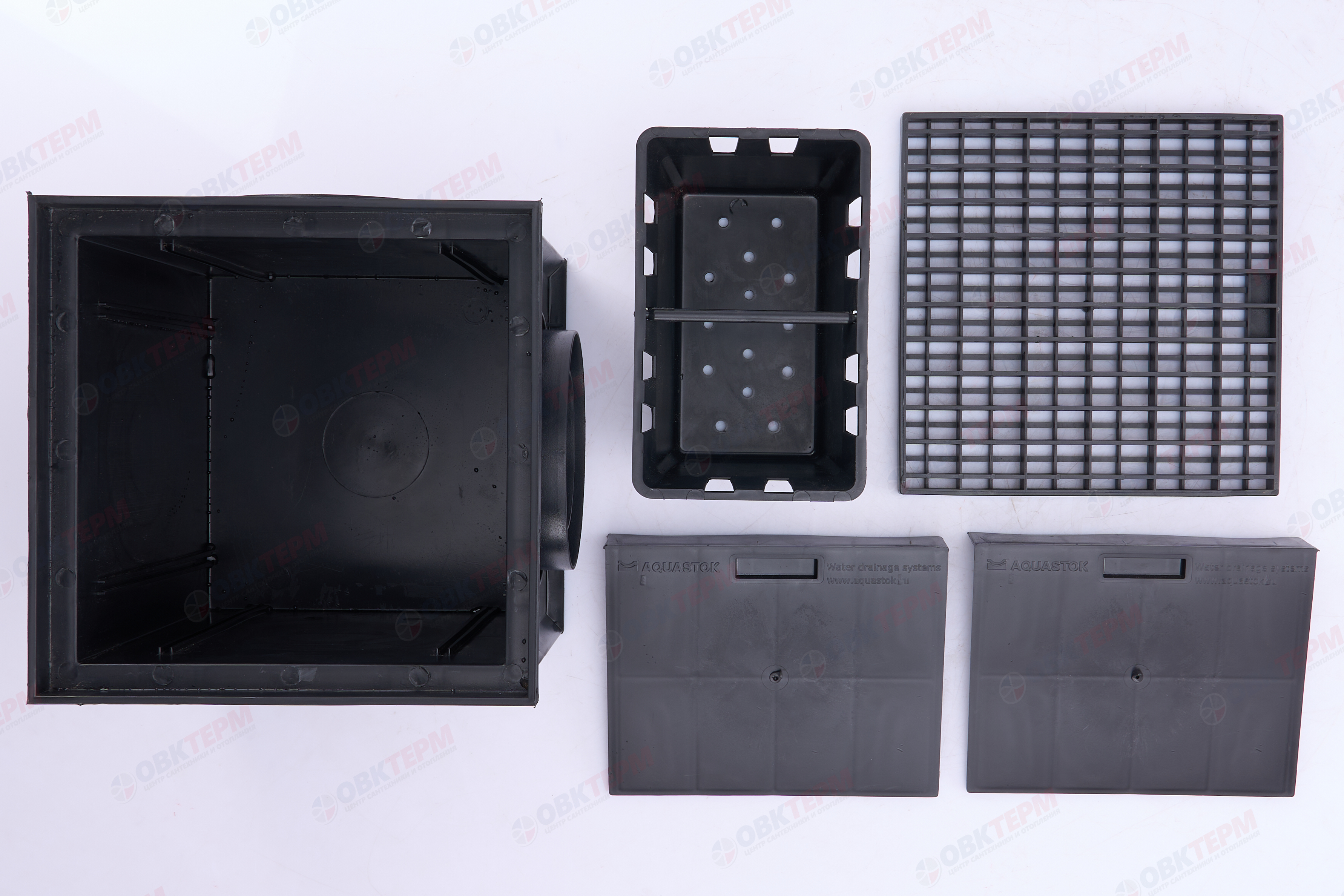 Дождеприемник пластиковый (в сборе без решетки) 300х300 - миниатюра №8