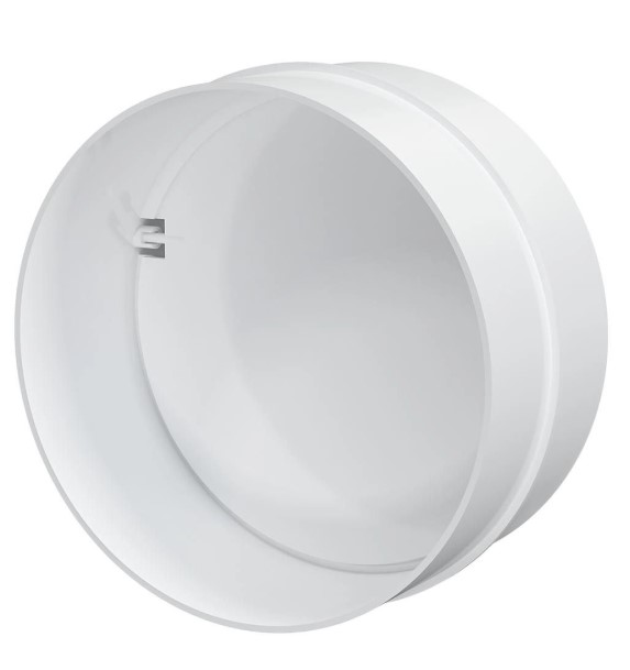 Соединитель круглых каналов d 125 мм с обратным клапаном Эра - Изображение №1