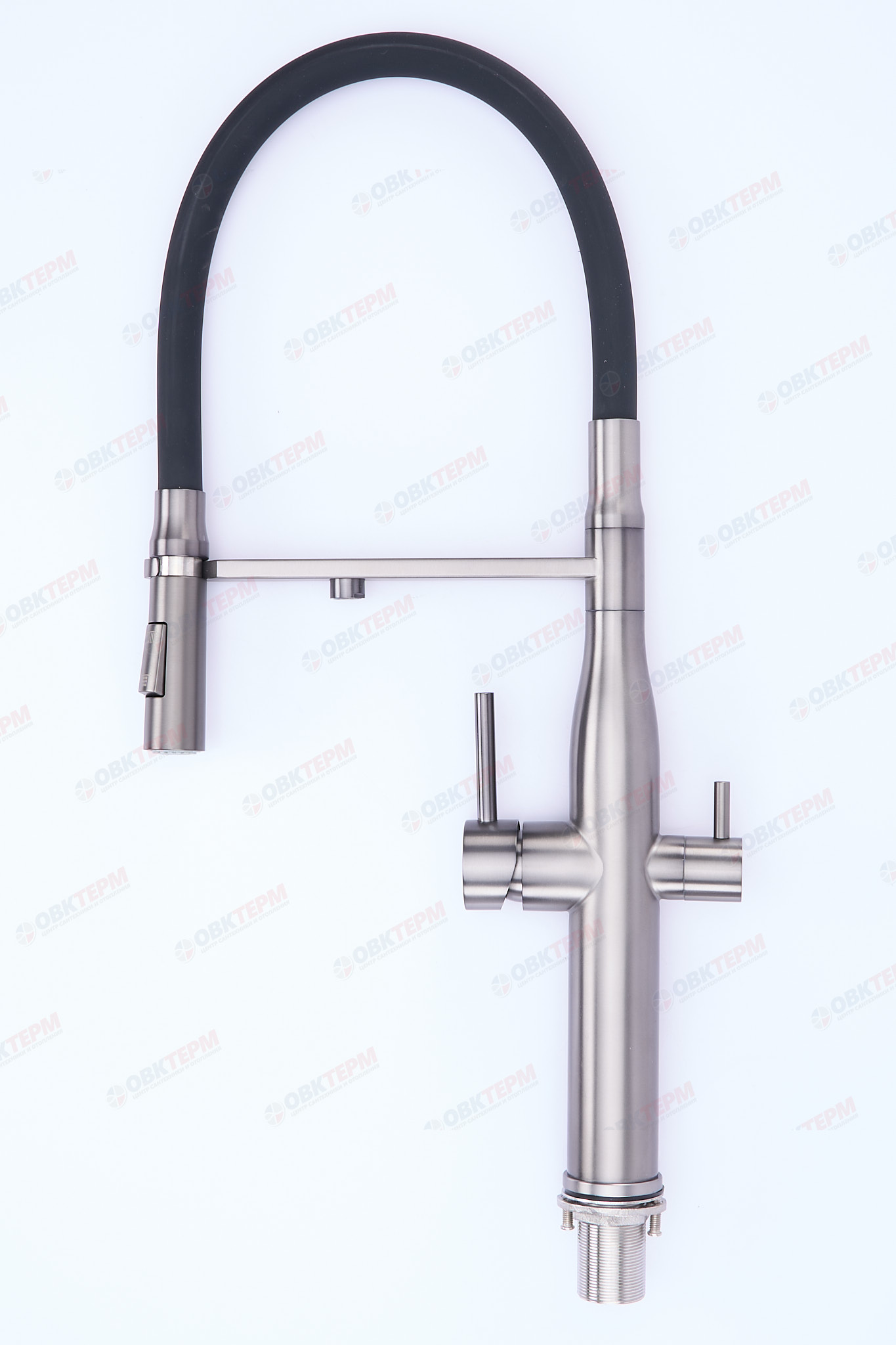 Смеситель д/кухни под ФИЛЬТР MIXXUS VTM-021 GRAPHITE REFL.BLACK нерж/сталь (10 шт/ящ) - миниатюра №2