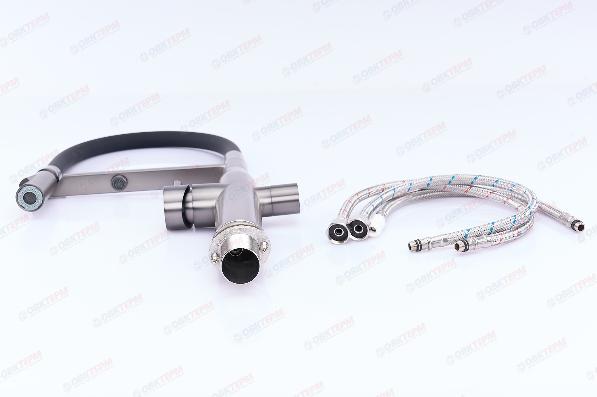 Смеситель д/кухни под ФИЛЬТР MIXXUS VTM-021 GRAPHITE REFL.BLACK нерж/сталь (10 шт/ящ) - миниатюра №4