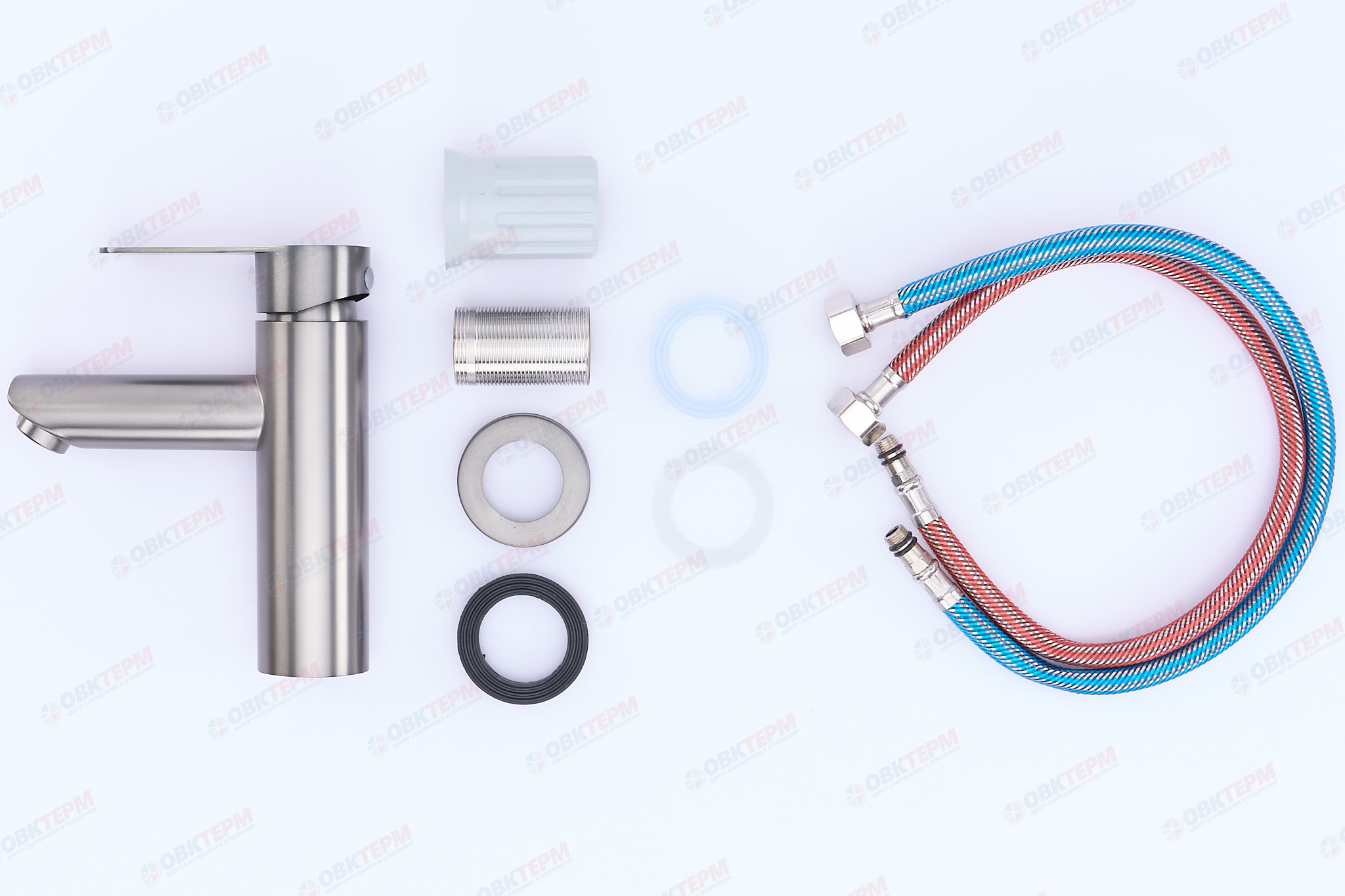 Смеситель д/умывальника нерж/сталь CHAMPION SAP-001-A GRAPHITE  (10 шт/ящ) - Изображение №3