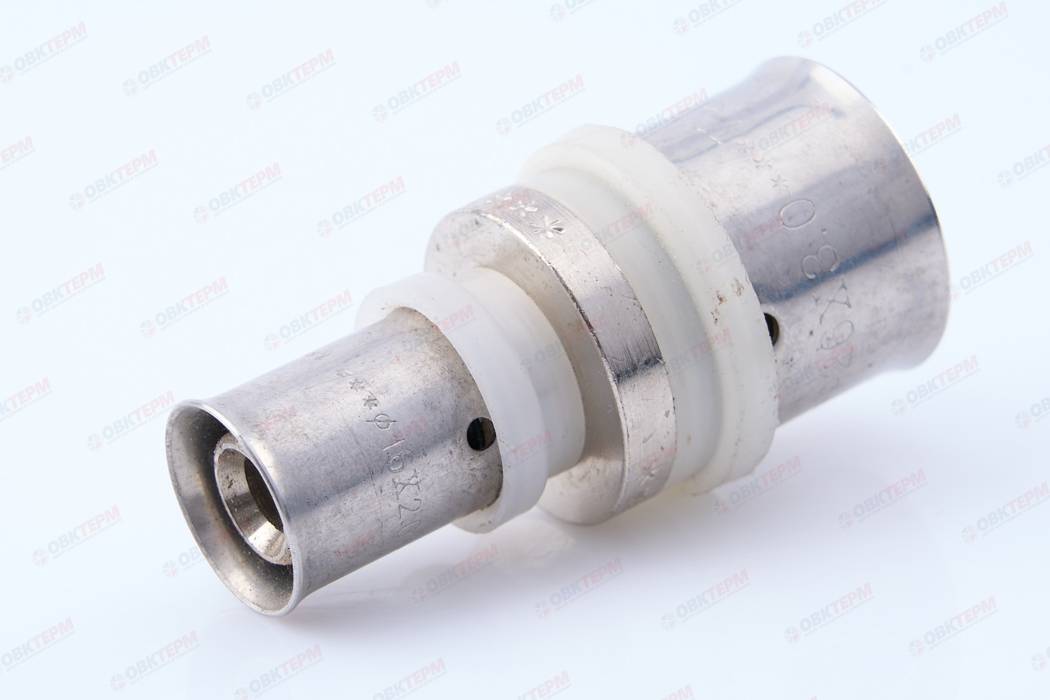 Соединитель  пресс  Valtec 26*16 (5уп/90ящ) - Изображение №1