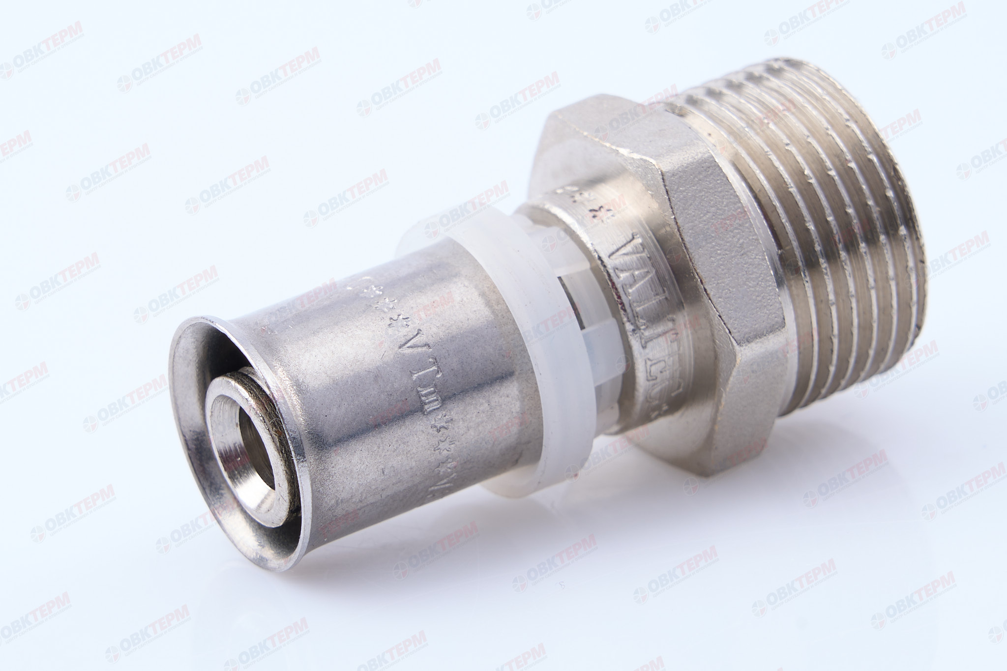 Соединитель  пресс с переходом на нар. р Valtec 16*3/4      (10уп/130ящ) - Изображение №1