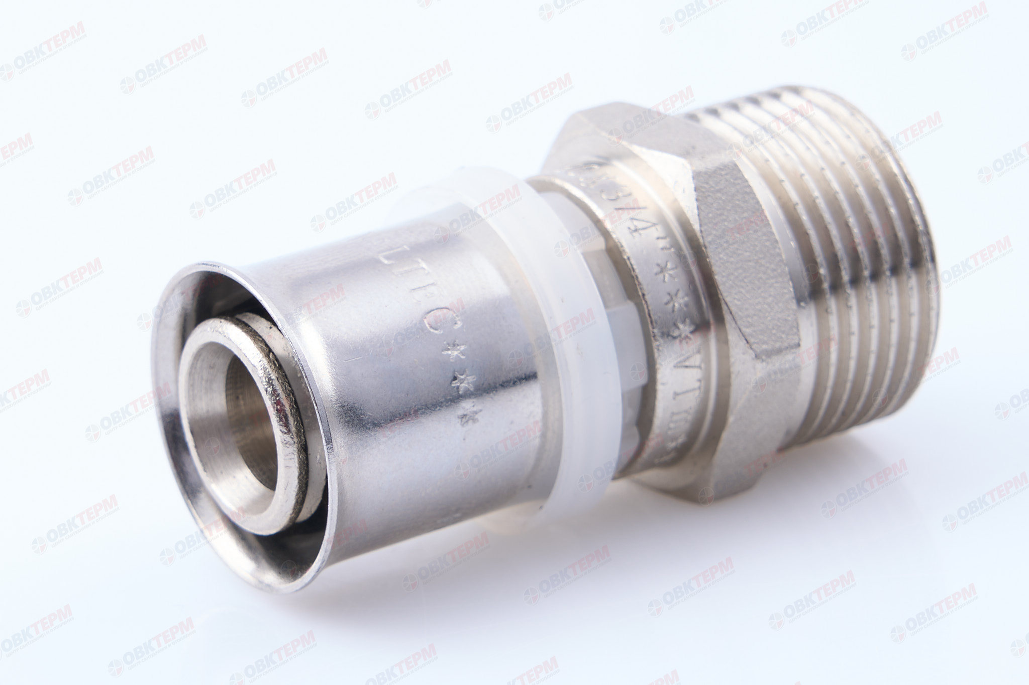 Соединитель  пресс с переходом на нар. р Valtec 20*3/4       (10уп/110ящ) - Изображение №1