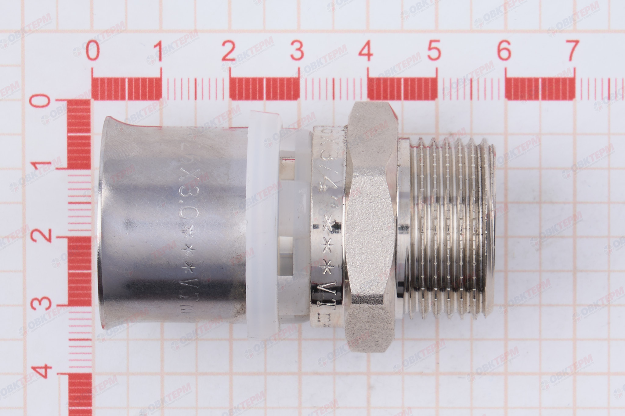 Соединитель  пресс с переходом на нар. р Valtec 26*  3/4"     (5уп/80ящ) - миниатюра №11