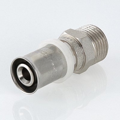 Соединитель  пресс с переходом на нар. р Valtec 26* 1        (5уп/70ящ) - Изображение №5